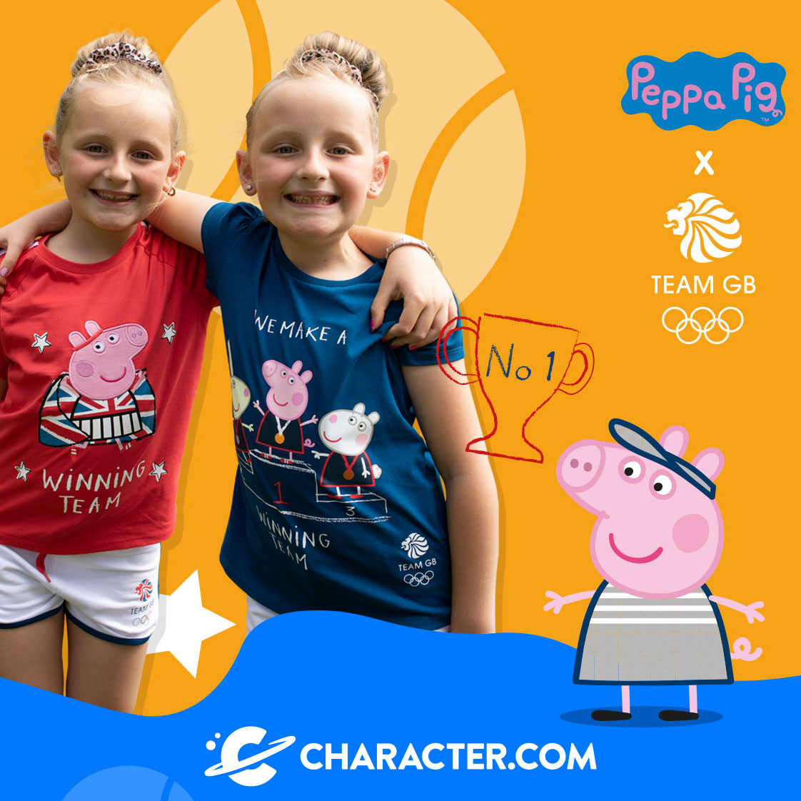 Peppa Pig x Team GB launches!