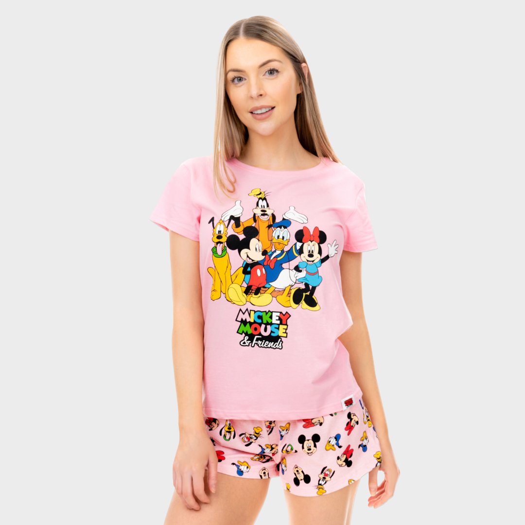 Dame Mickey Mouse og Venner Korte Pyjamas