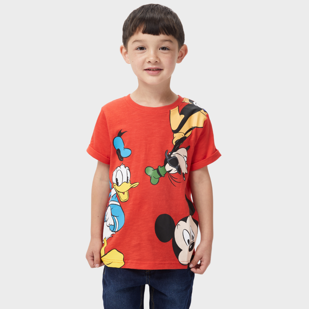 Disney T-Shirt - Mickey Mouse Donald Duck & Goofy