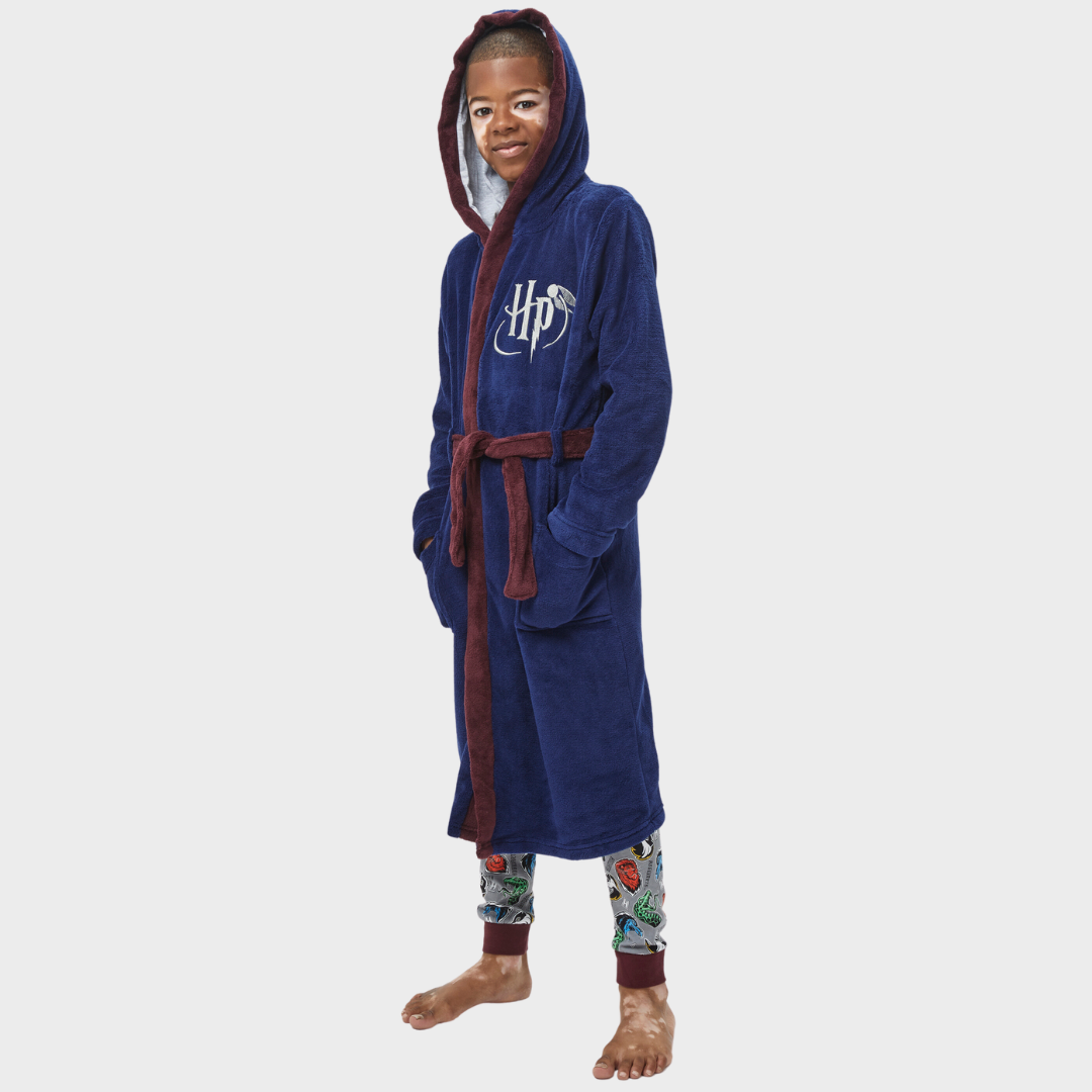 Harry Potter Pyjamas And Dressing Gown Set - Hogwarts