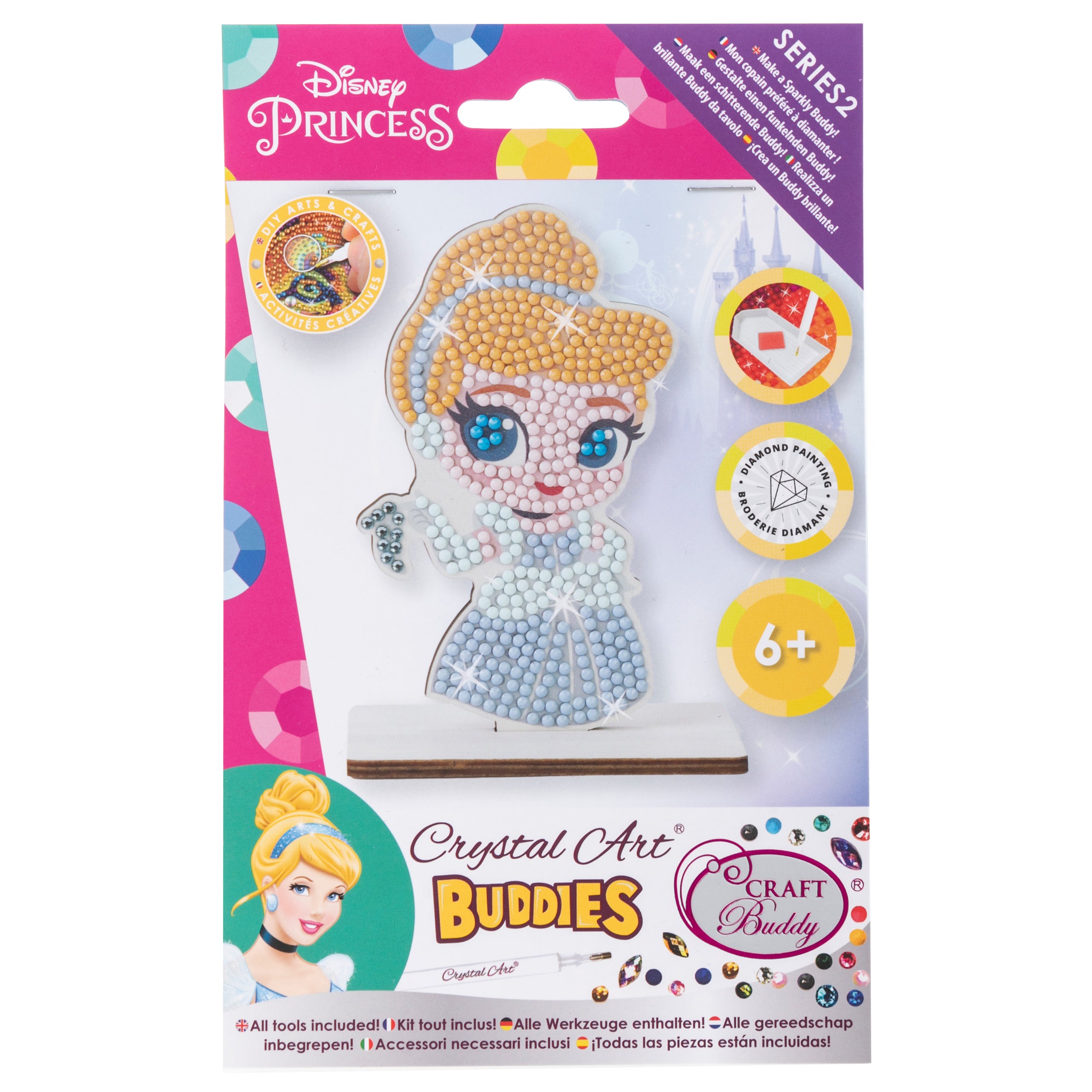 Cinderella Disney Crystal Art Buddy