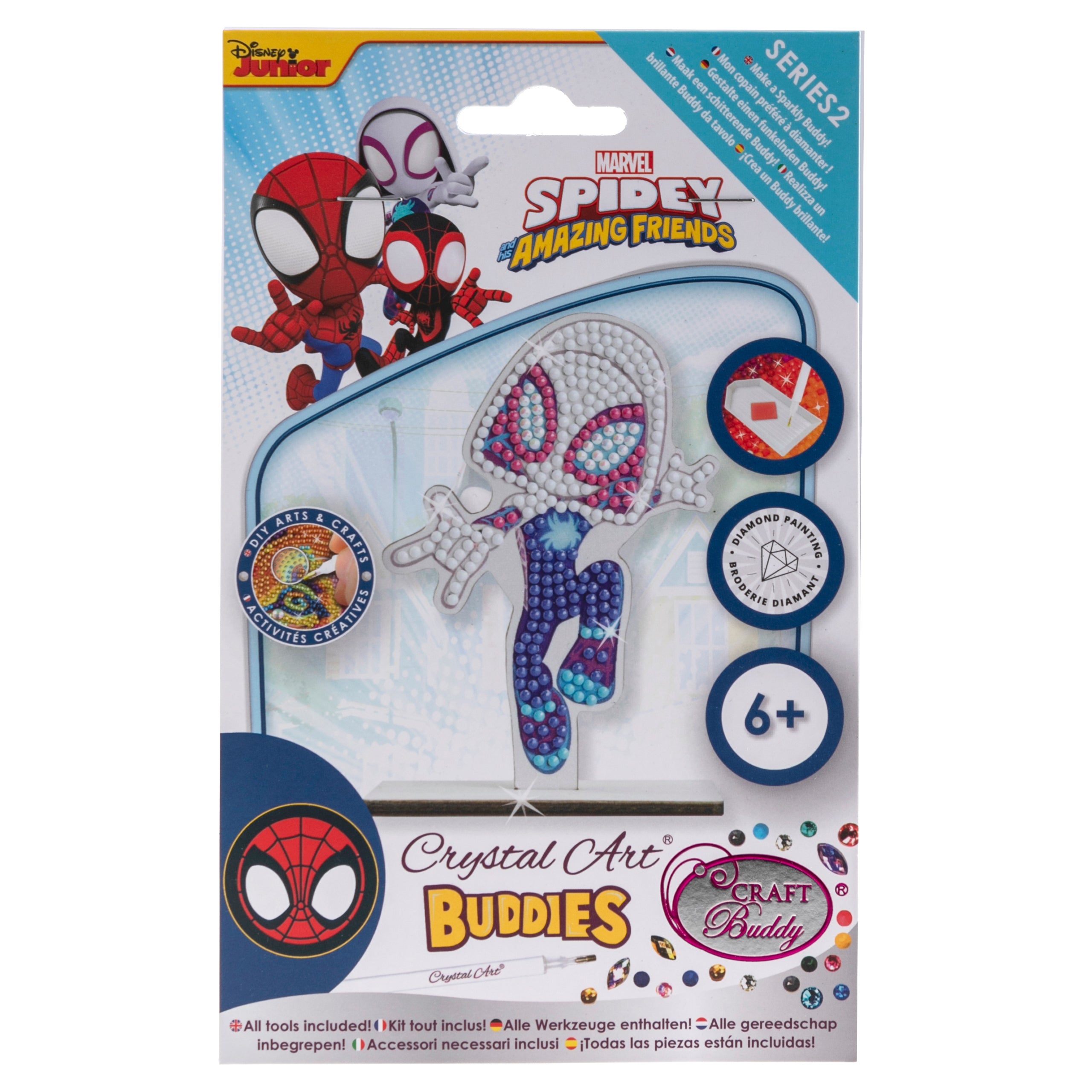 Ghost Spider Marvel Crystal Art Buddy