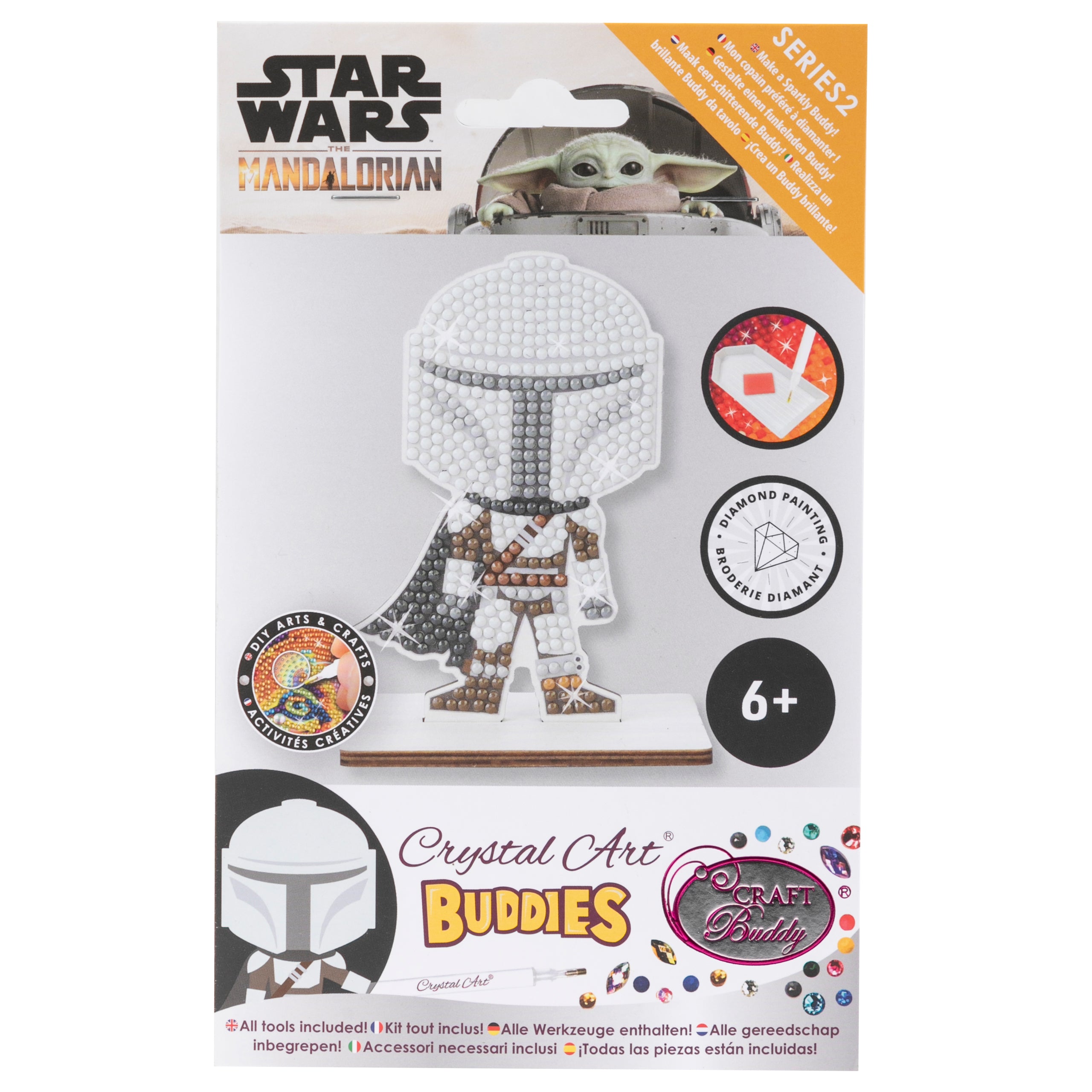 The Mandalorian Star Wars Crystal Art Buddy