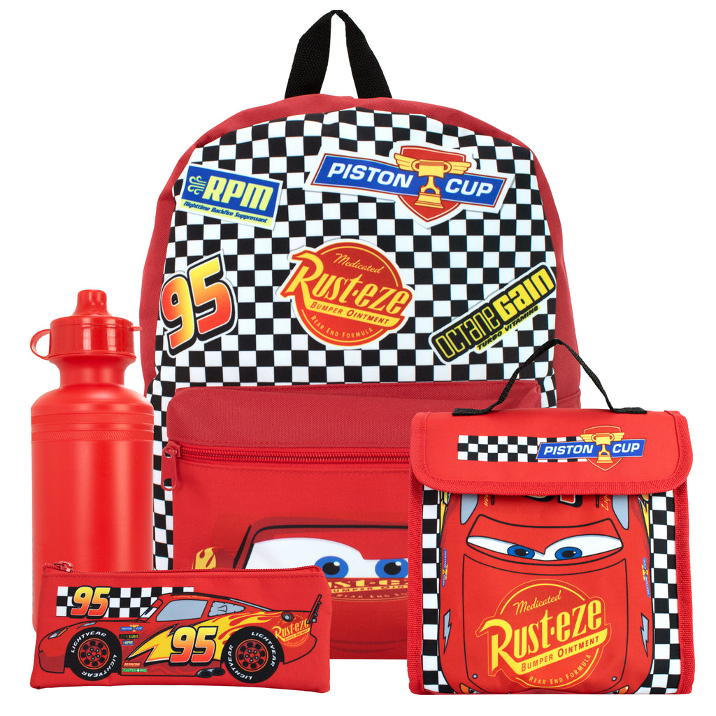 Disney Cars Backpack Set Bags Official Merchandise Character