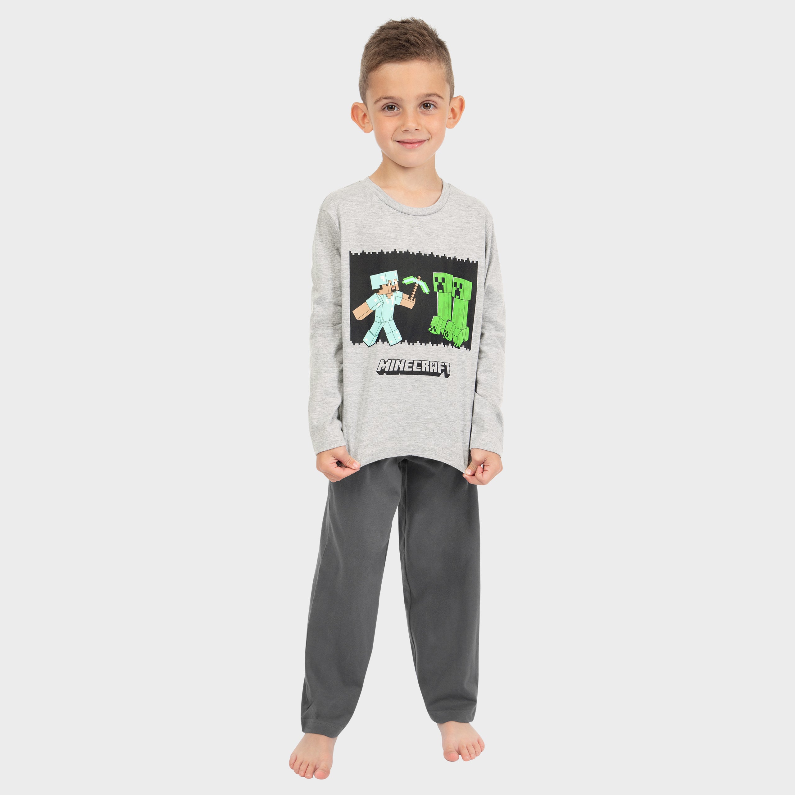 Minecraft Pyjamas - Steve And Creeper