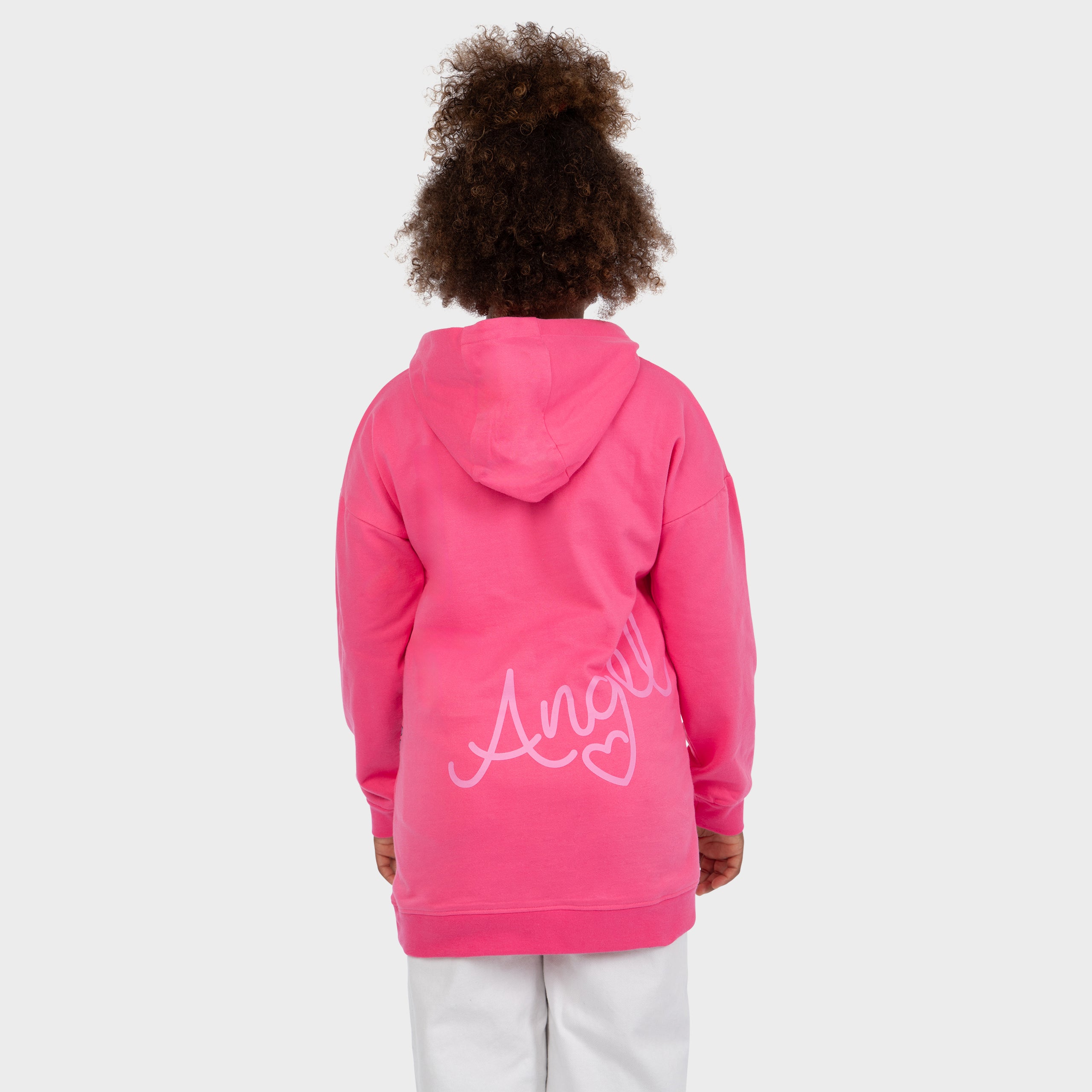 Lilo And Stitch Longline Hoodie - Angel