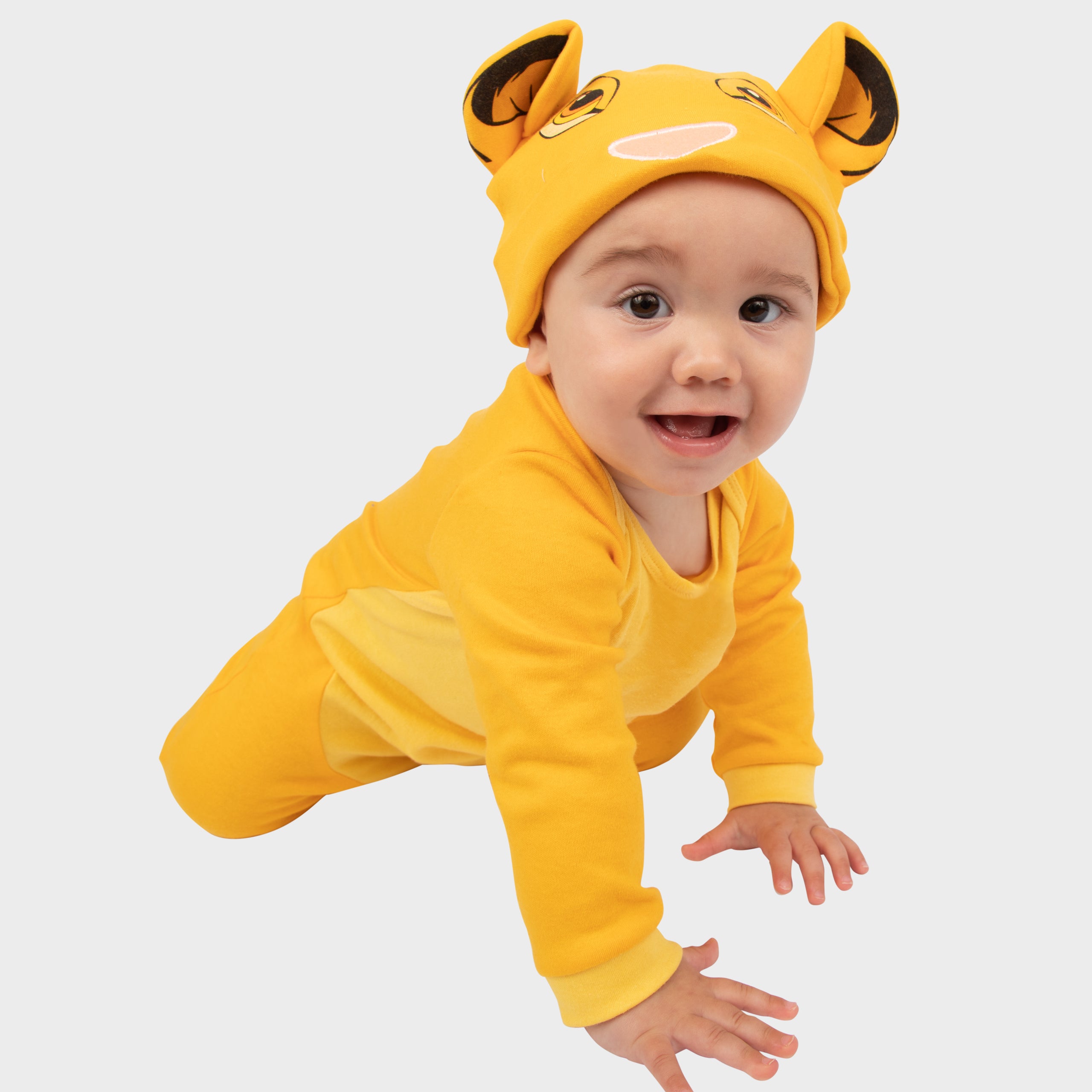 Baby Lion King Sleepsuit and Hat Set