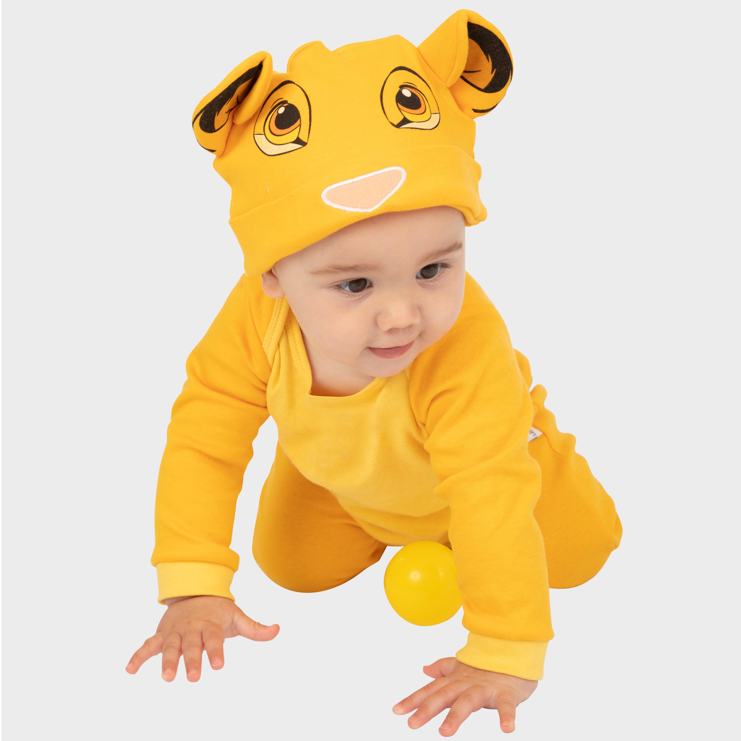 Baby Lion King Sleepsuit and Hat Set