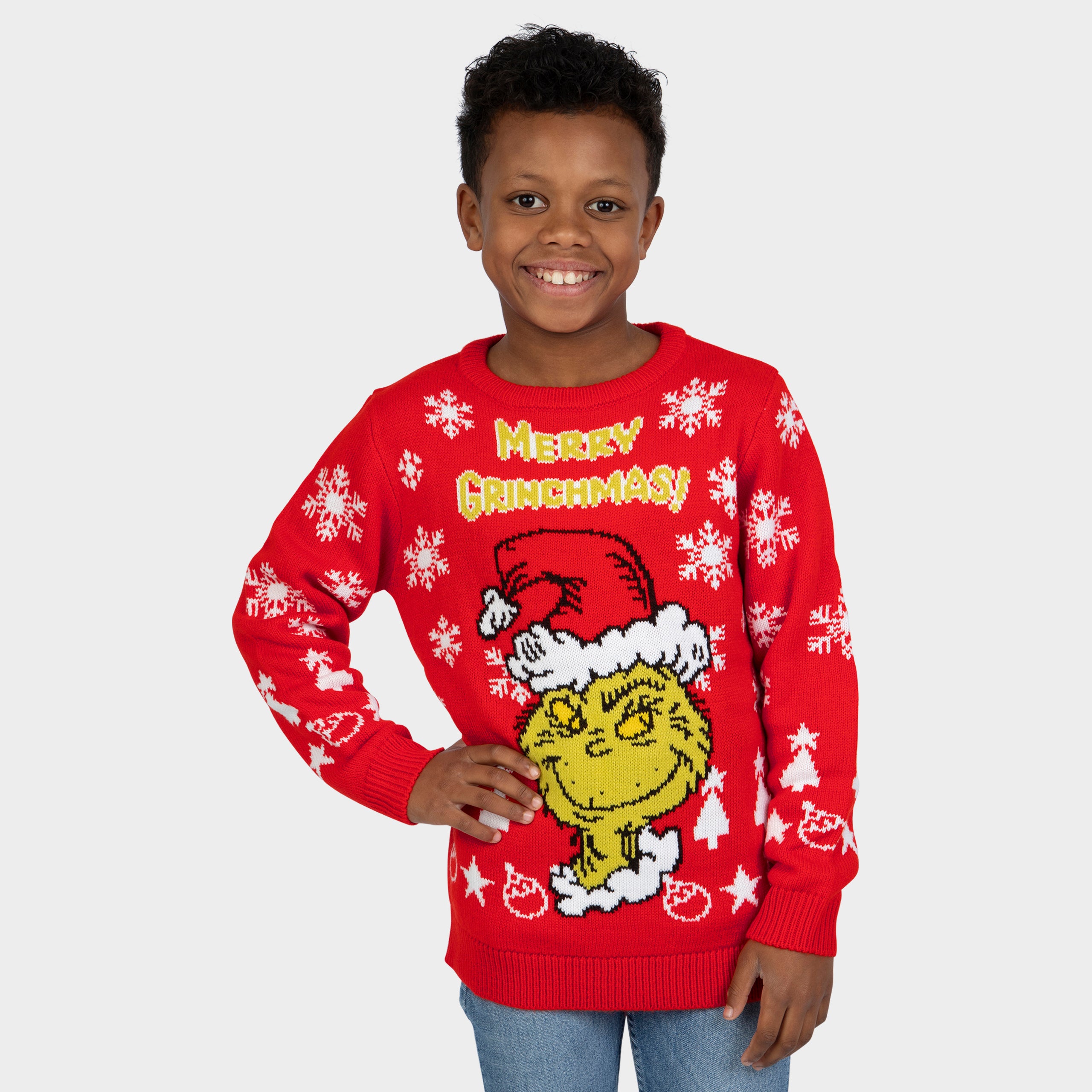 The Grinch Boys Christmas Jumper