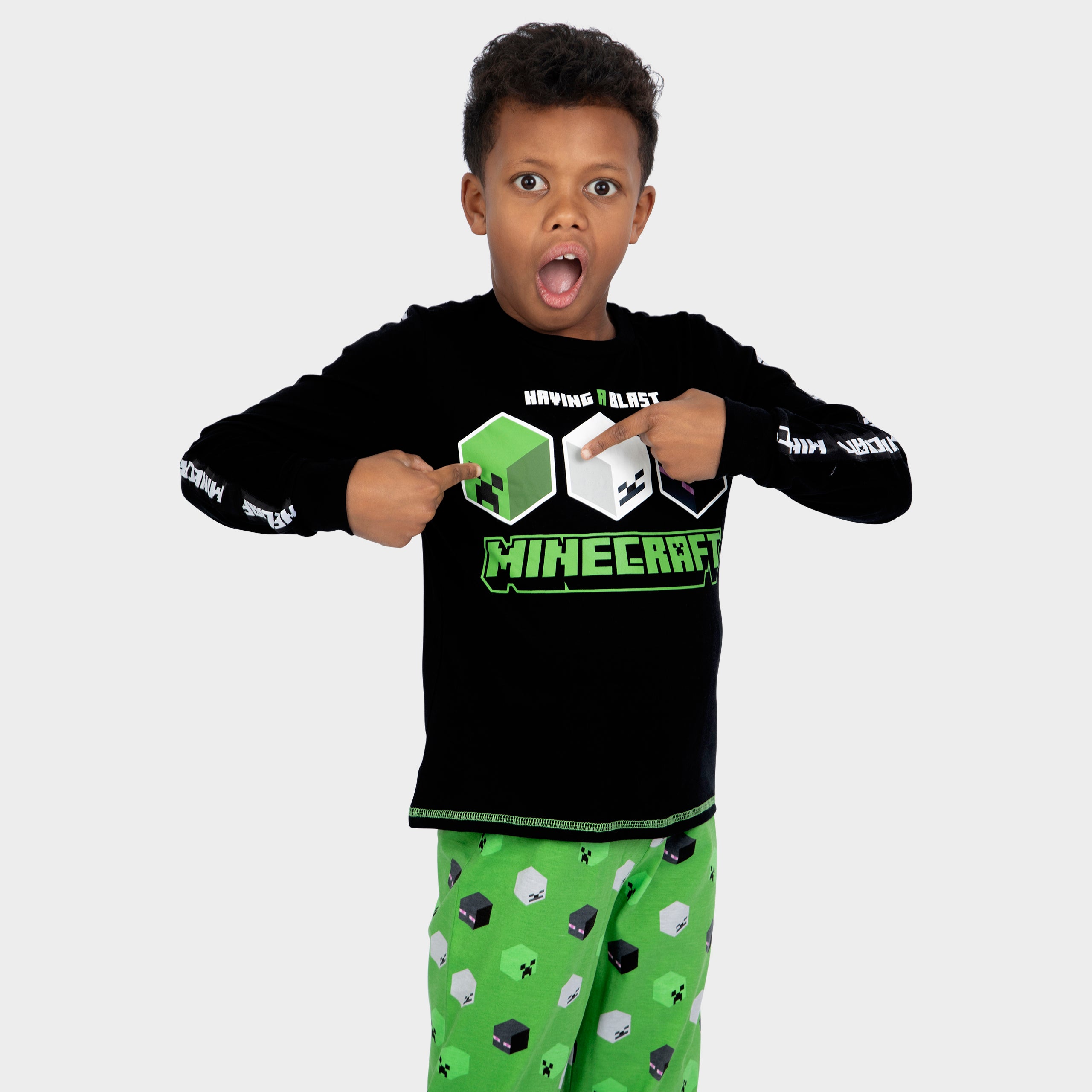 Kids Minecraft Villains Pyjamas