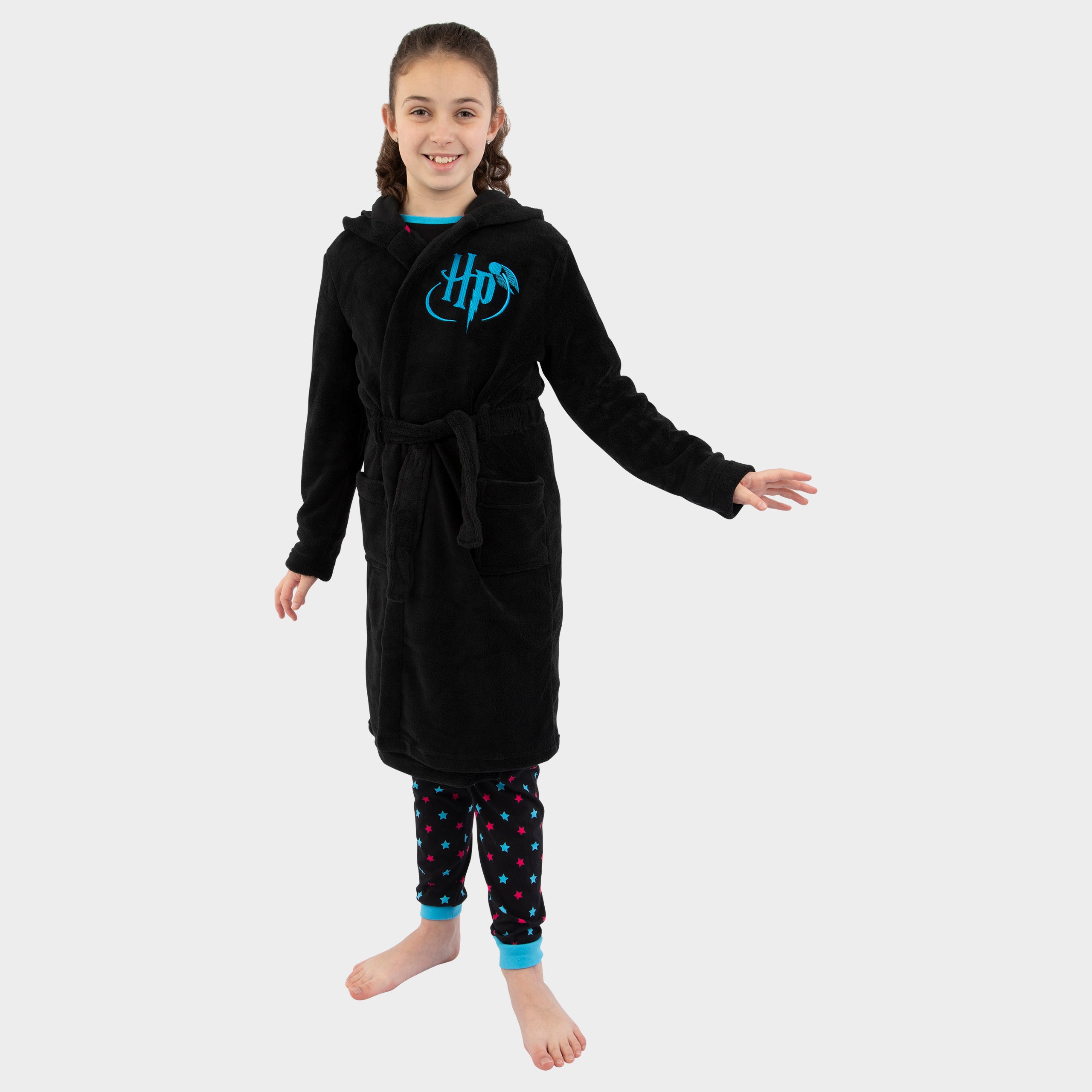 Harry Potter Pyjamas And Dressing Gown Set