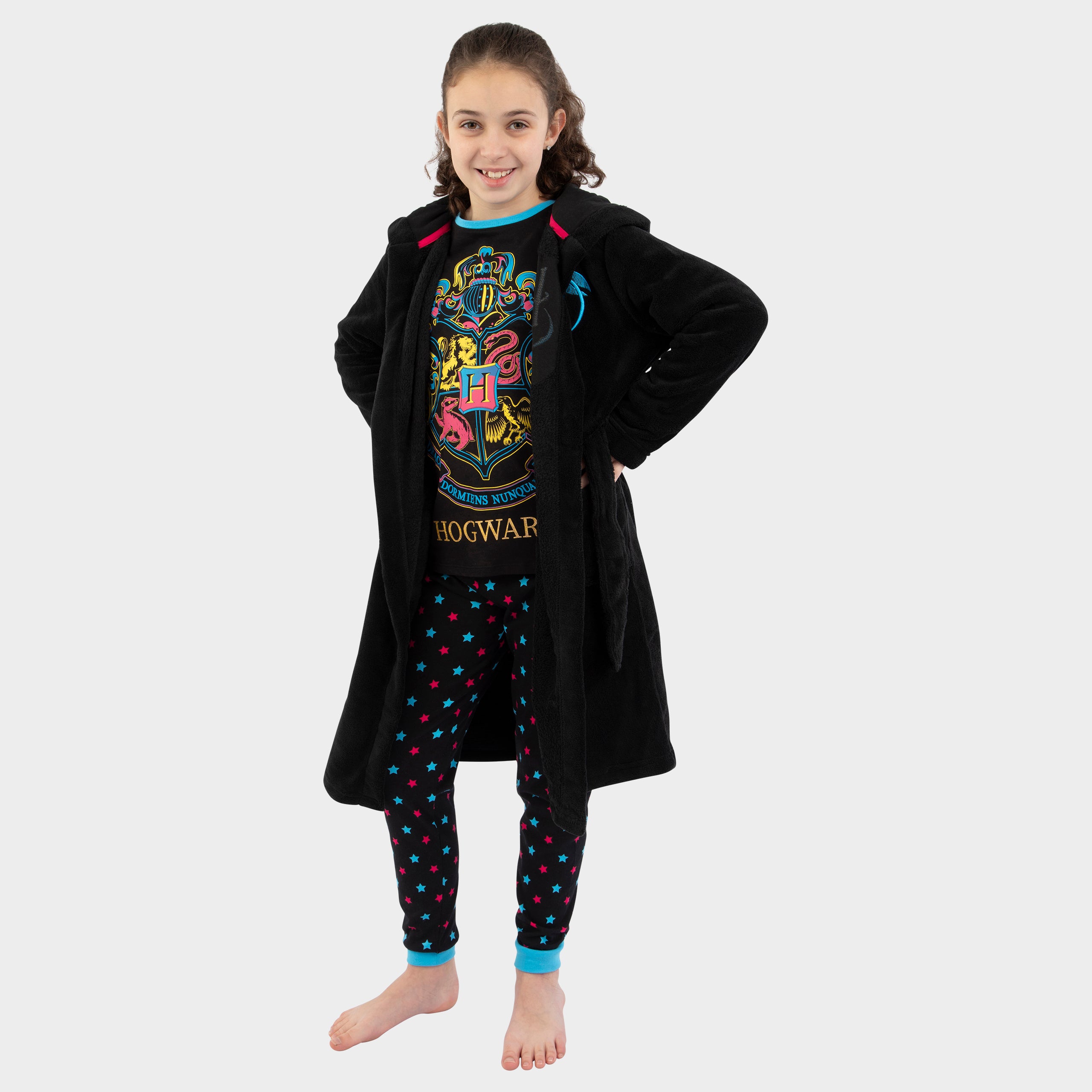 Harry Potter Pyjamas And Dressing Gown Set