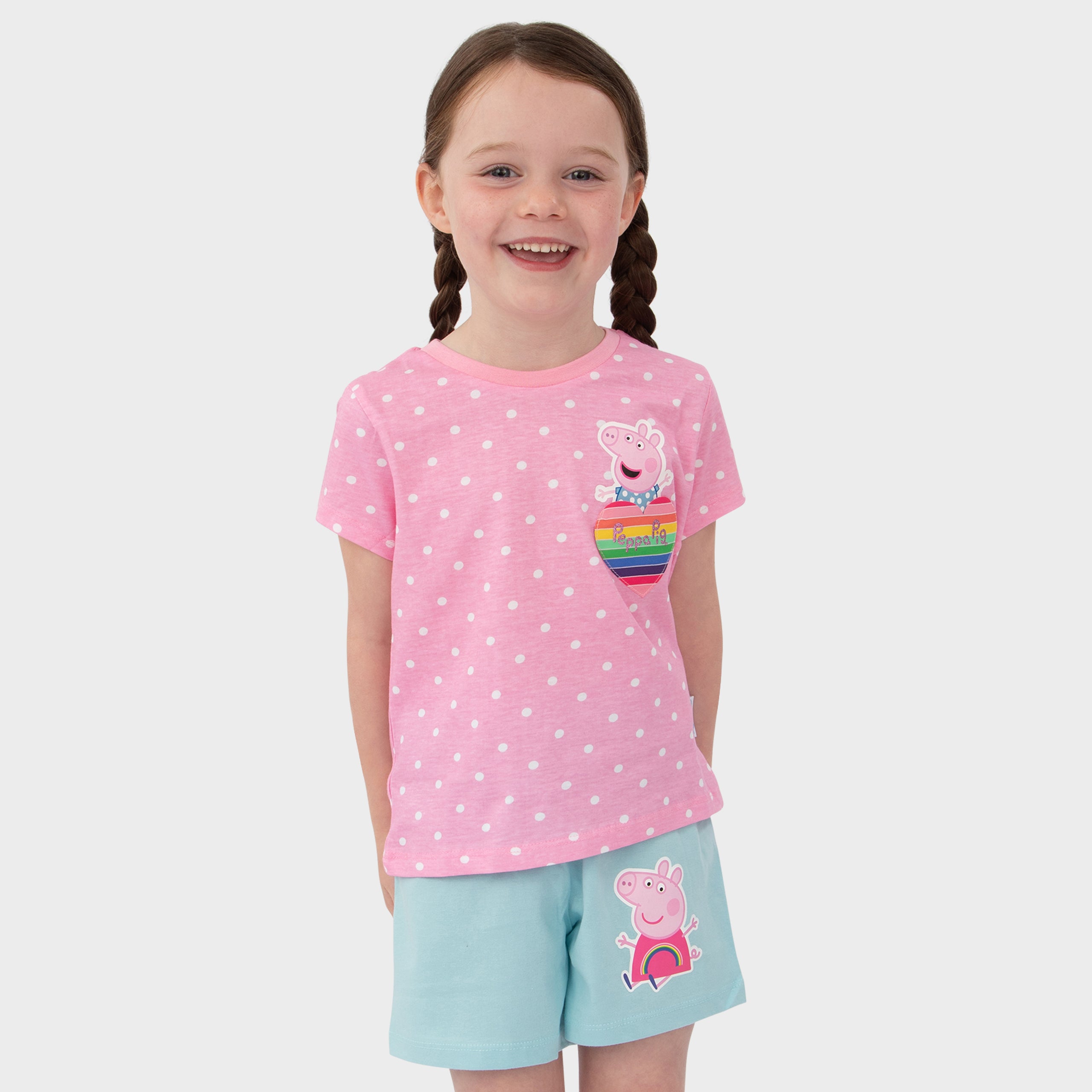 Peppa Pig Short Pjs - 2 Pack