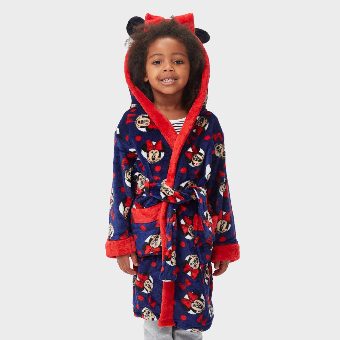 Girls Disney Minnie Mouse Dressing Gown