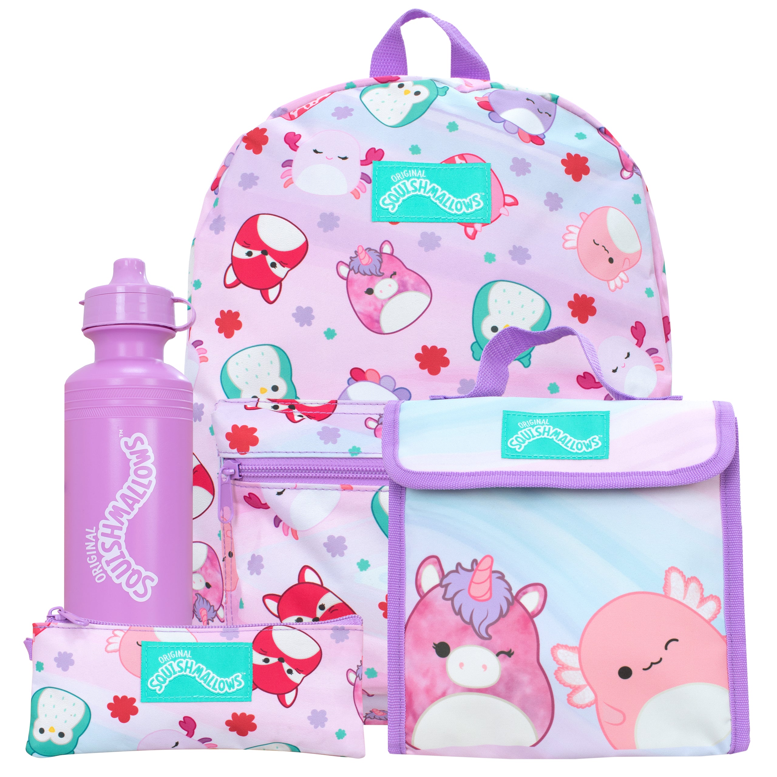 Squishmallows School Bag 4 Piece Set