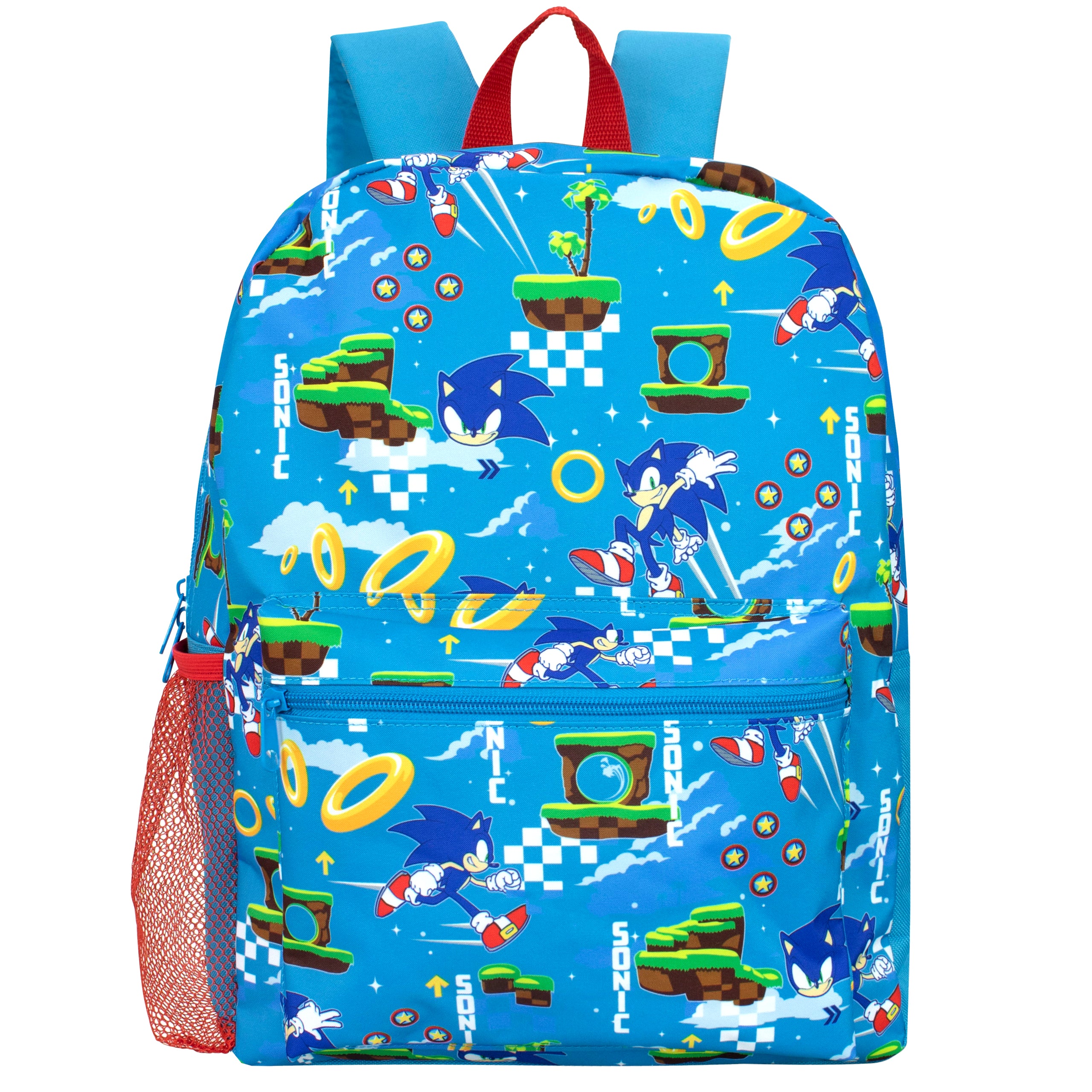 Sonic The Hedgehog 4 Piece Schoolbag Set