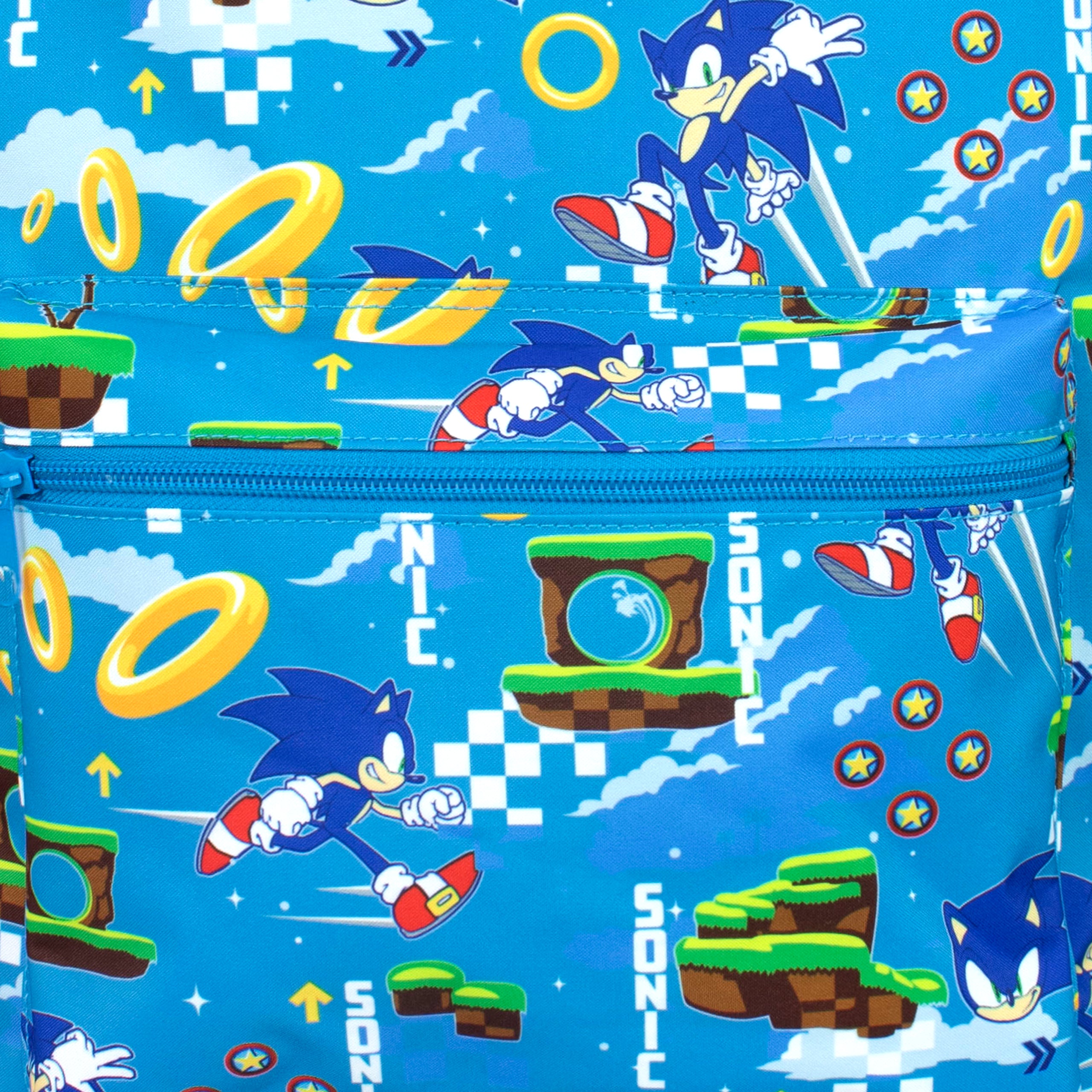 Sonic The Hedgehog 4 Piece Schoolbag Set