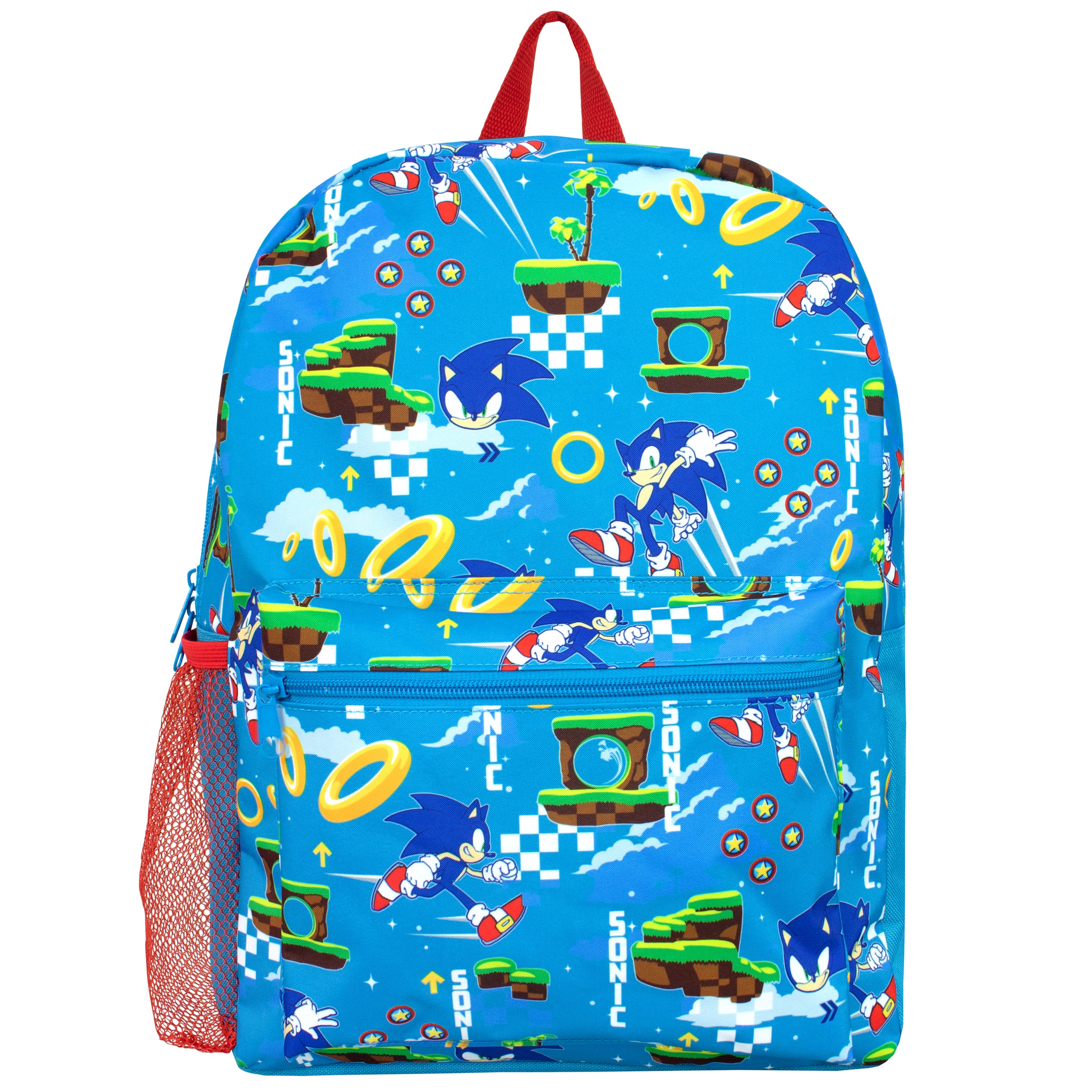 Sonic The Hedgehog 4 Piece Schoolbag Set