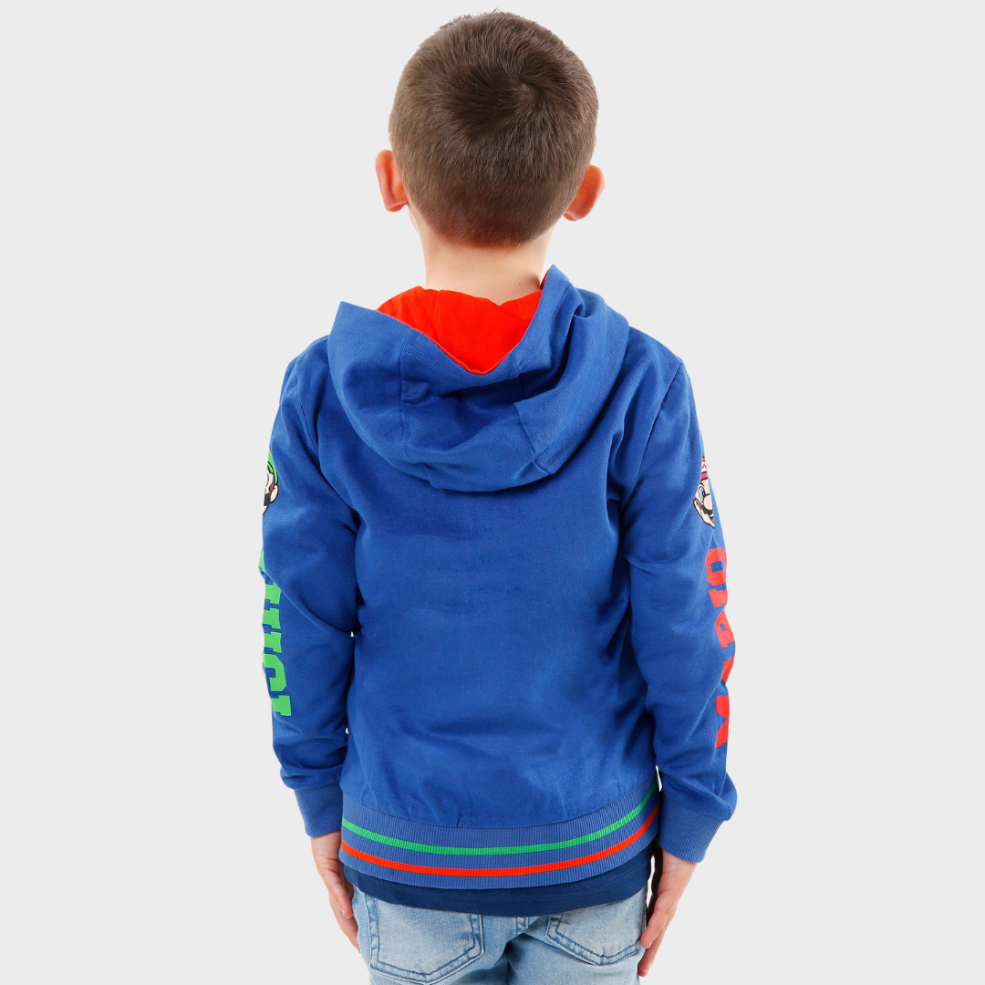 Super Mario Bros Zip-Up Hoodie