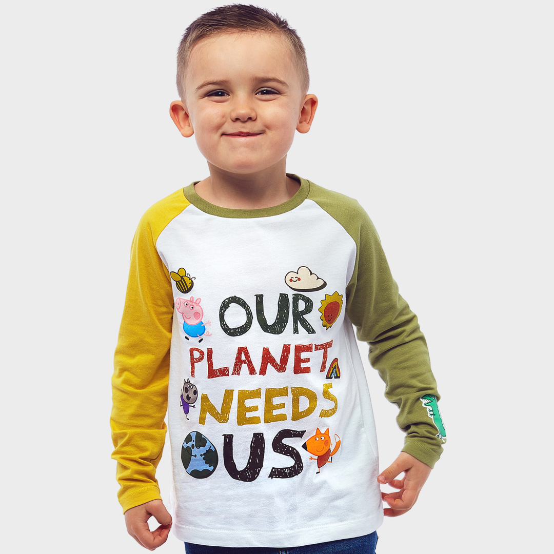 Kids George Pig Long Sleeve Tee