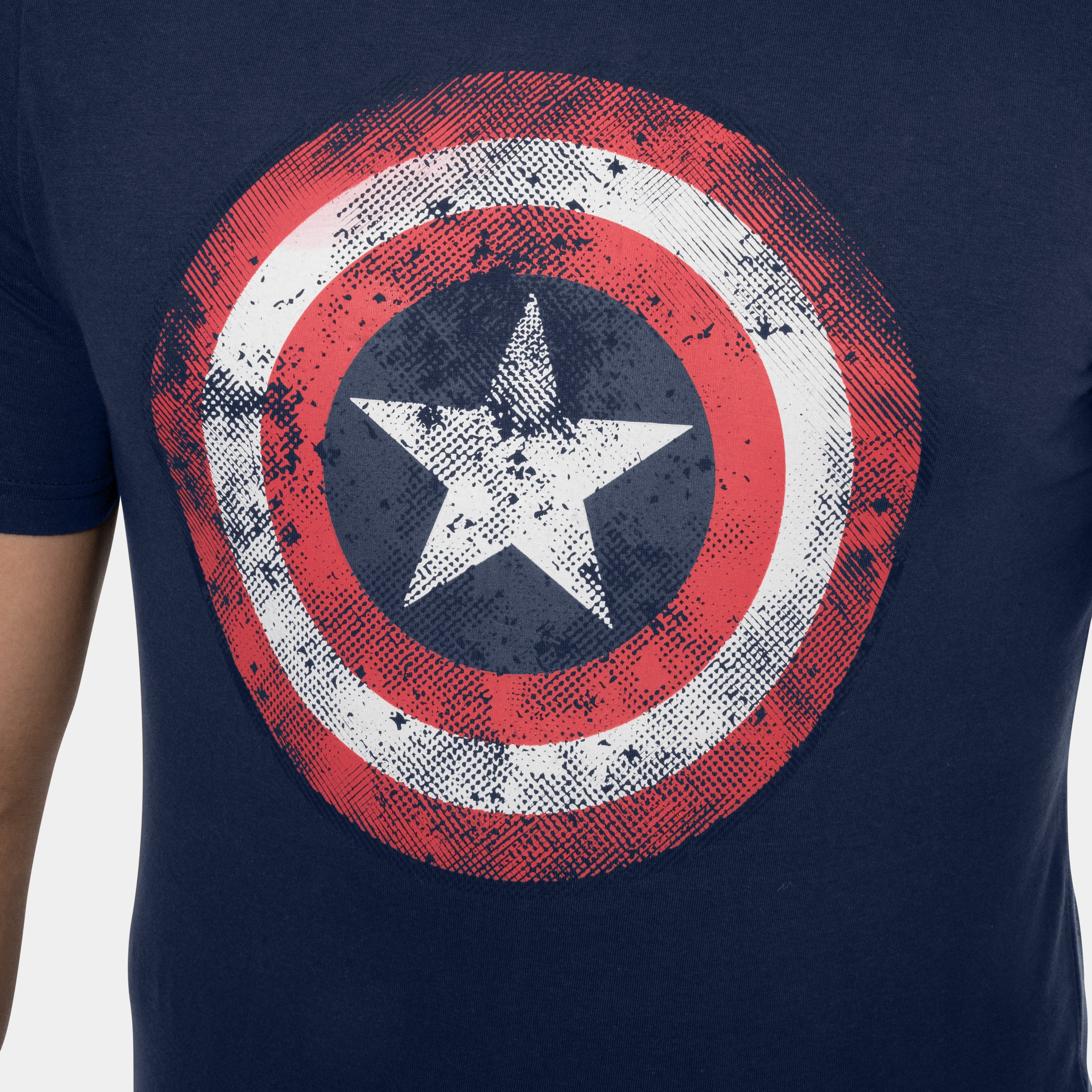 Mens Captain America T-Shirt - Shield