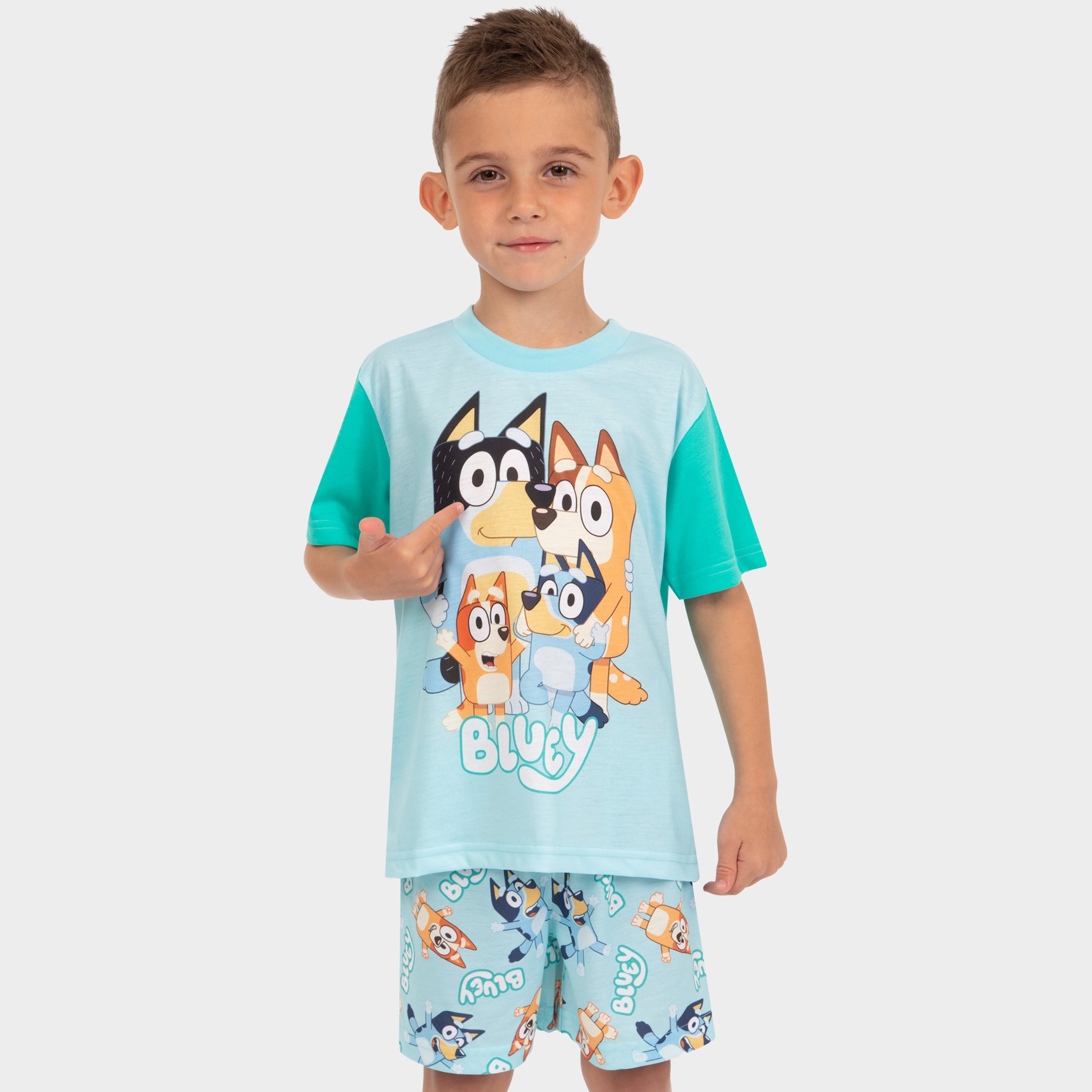 Heeler Family Bluey Pyjamas - Short Sleeve