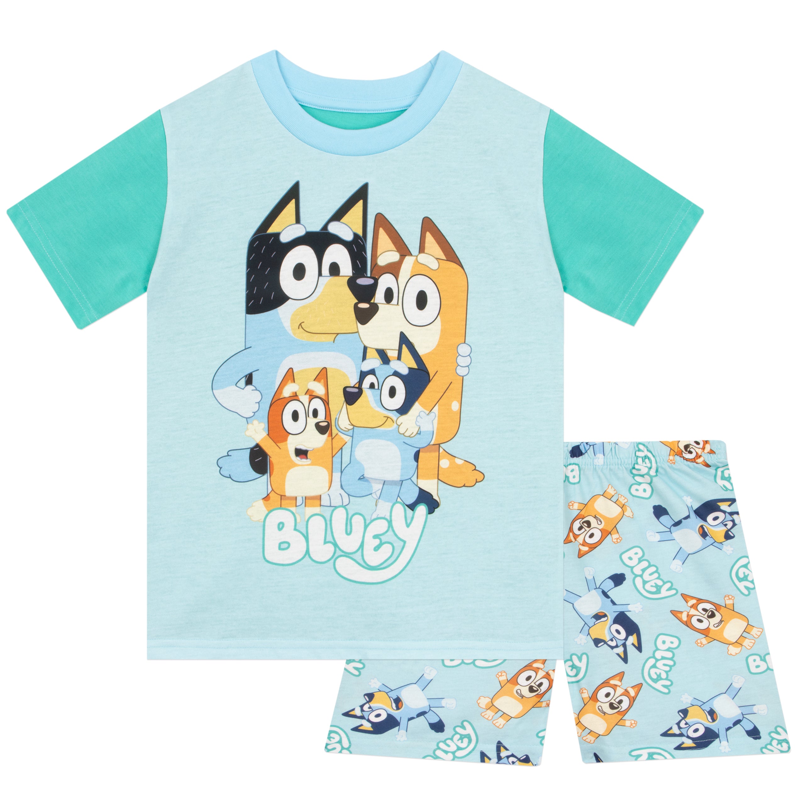 Heeler Family Bluey Pyjamas - Short Sleeve