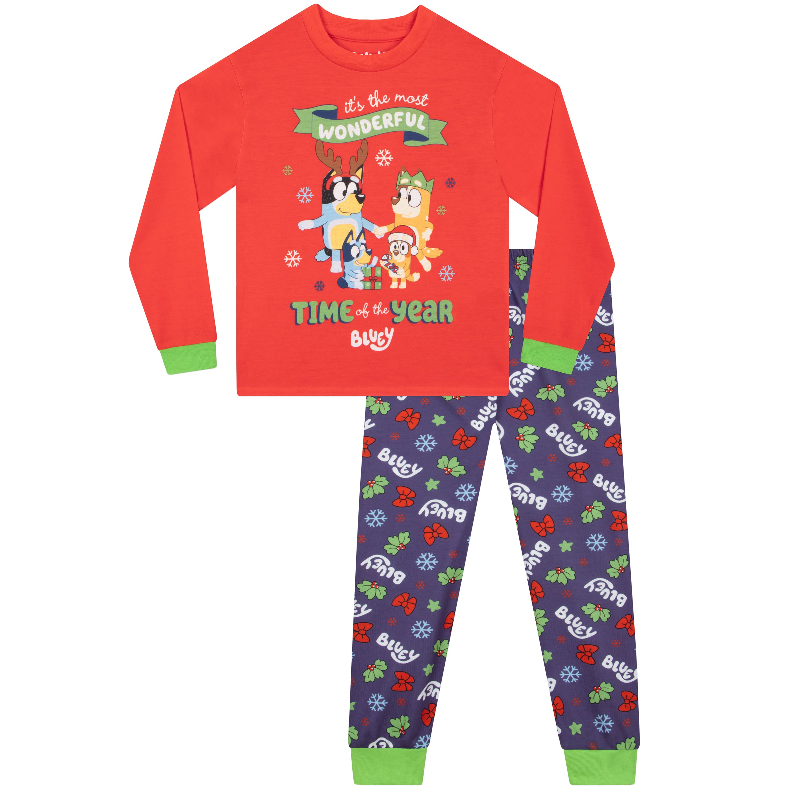 Bluey Girls Christmas Pyjamas