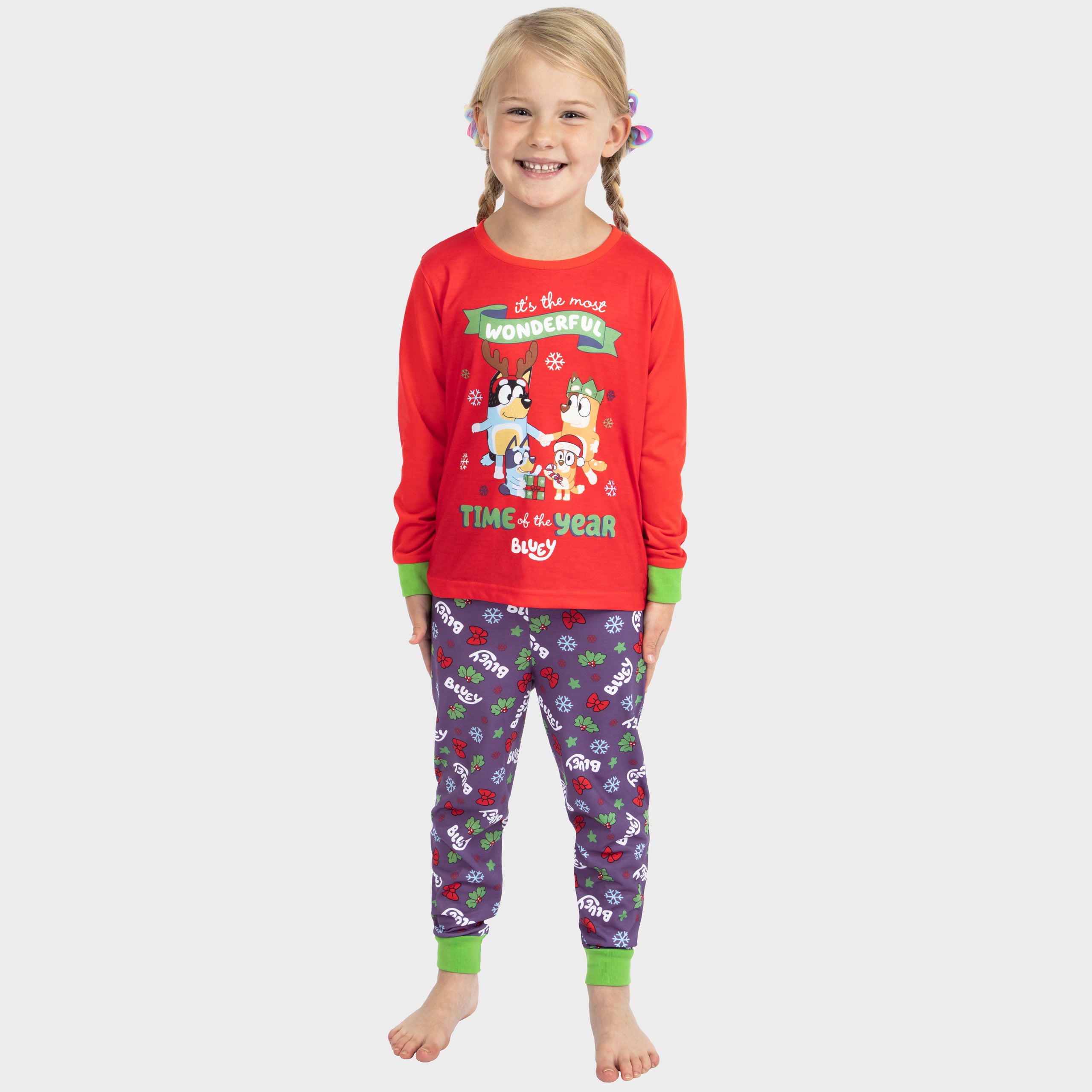 Bluey Girls Christmas Pyjamas