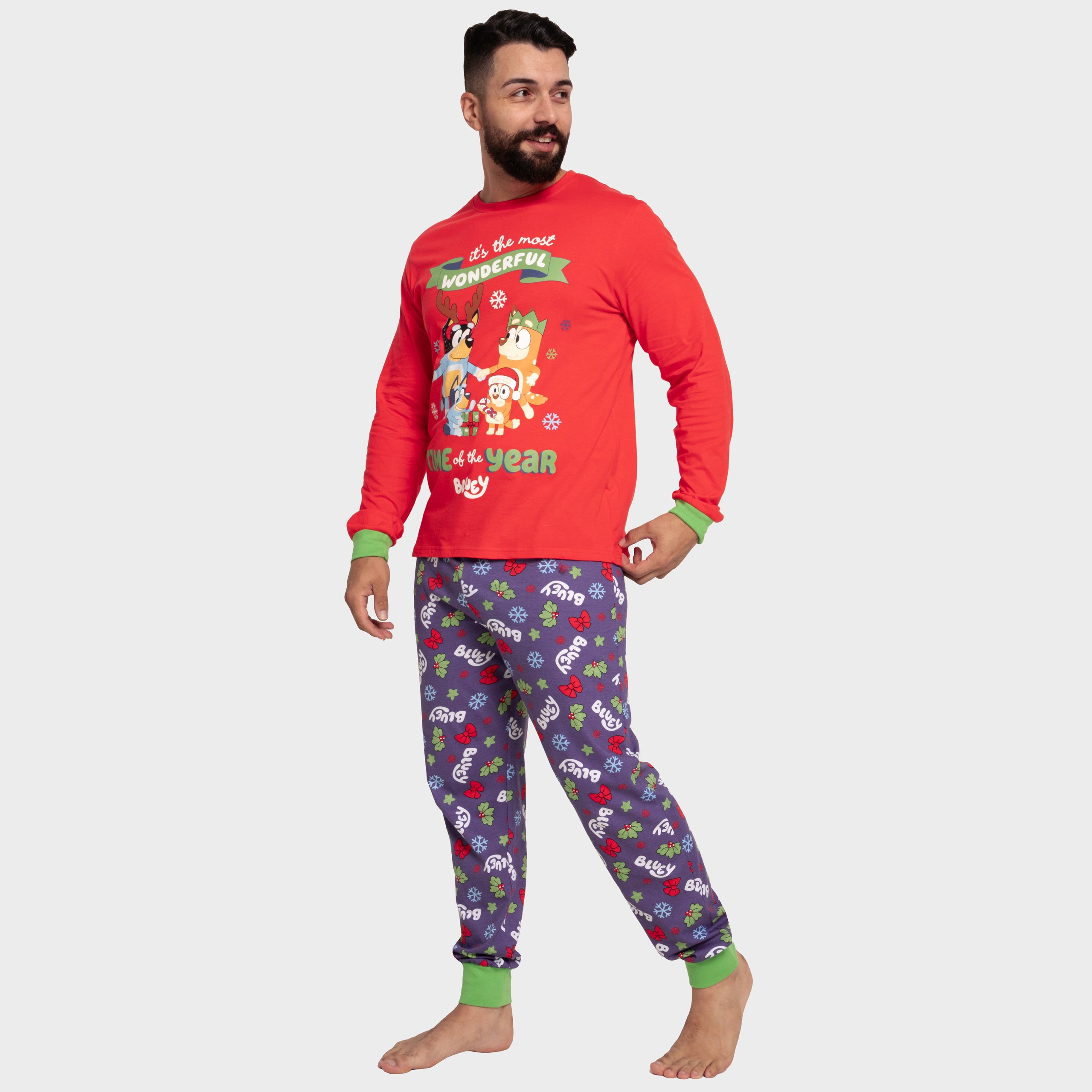 Bluey Mens Christmas Pyjamas