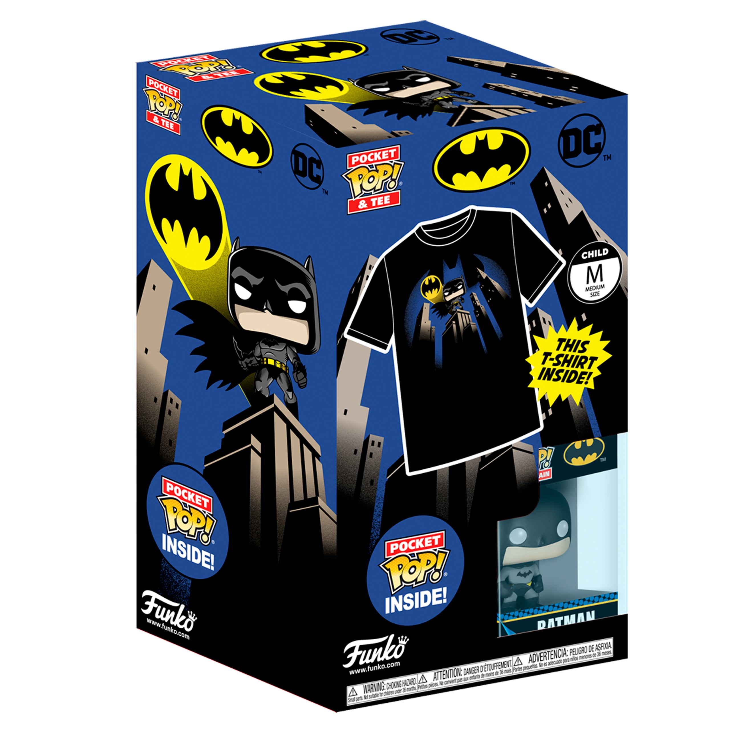 Batman T-Shirt & Funko Pocket Pop