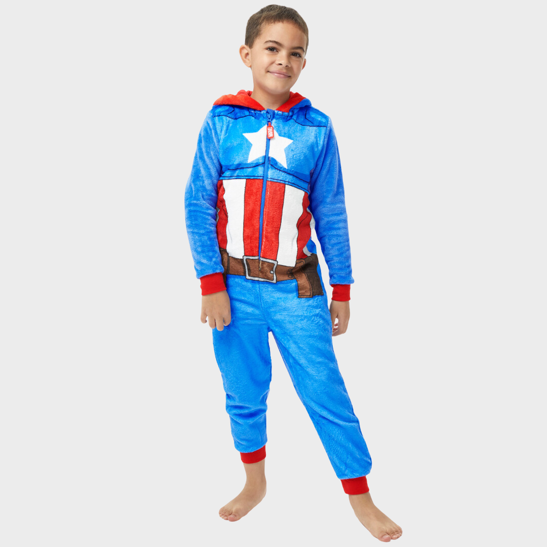 Kids Captain America Onesie