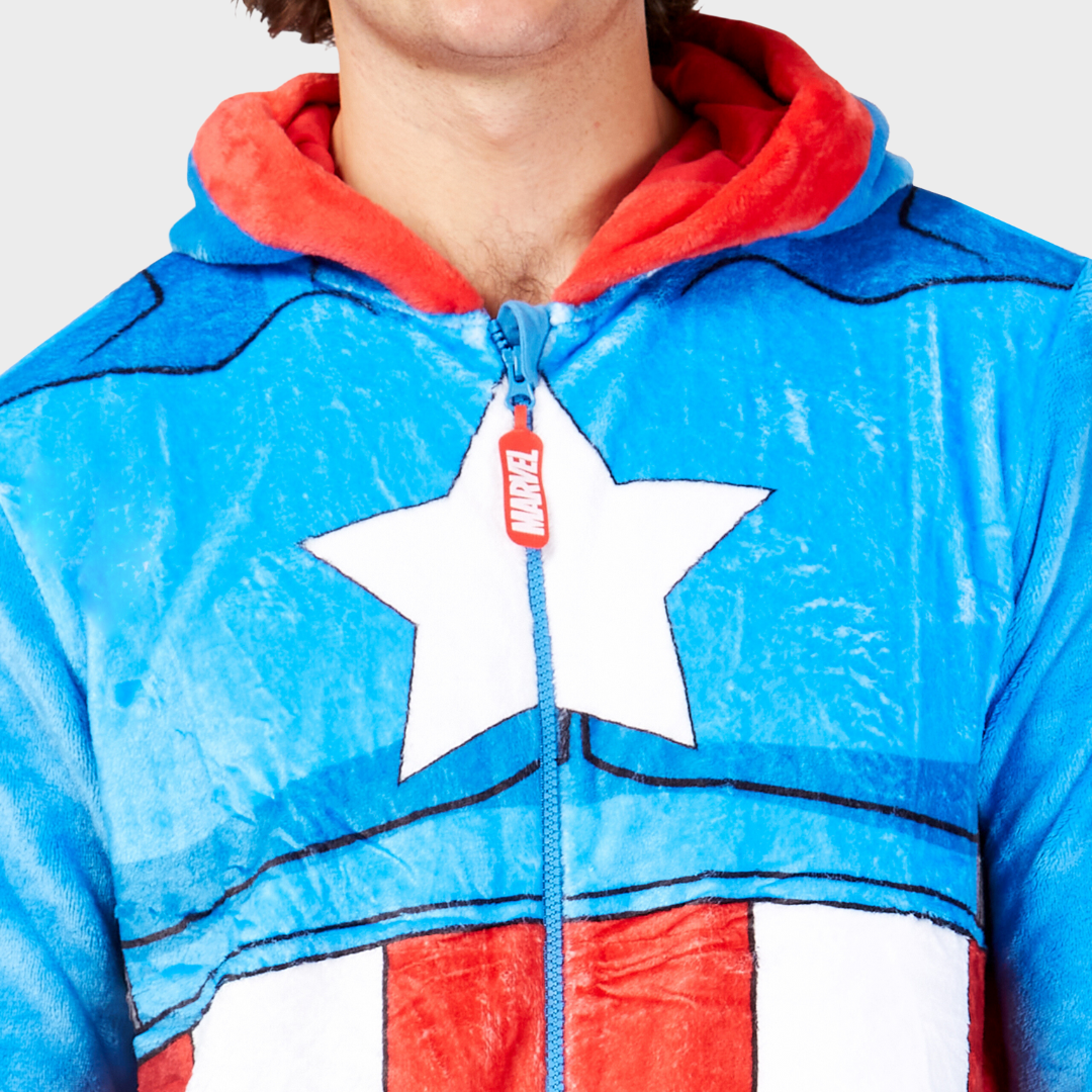 Mens Captain America Onesie