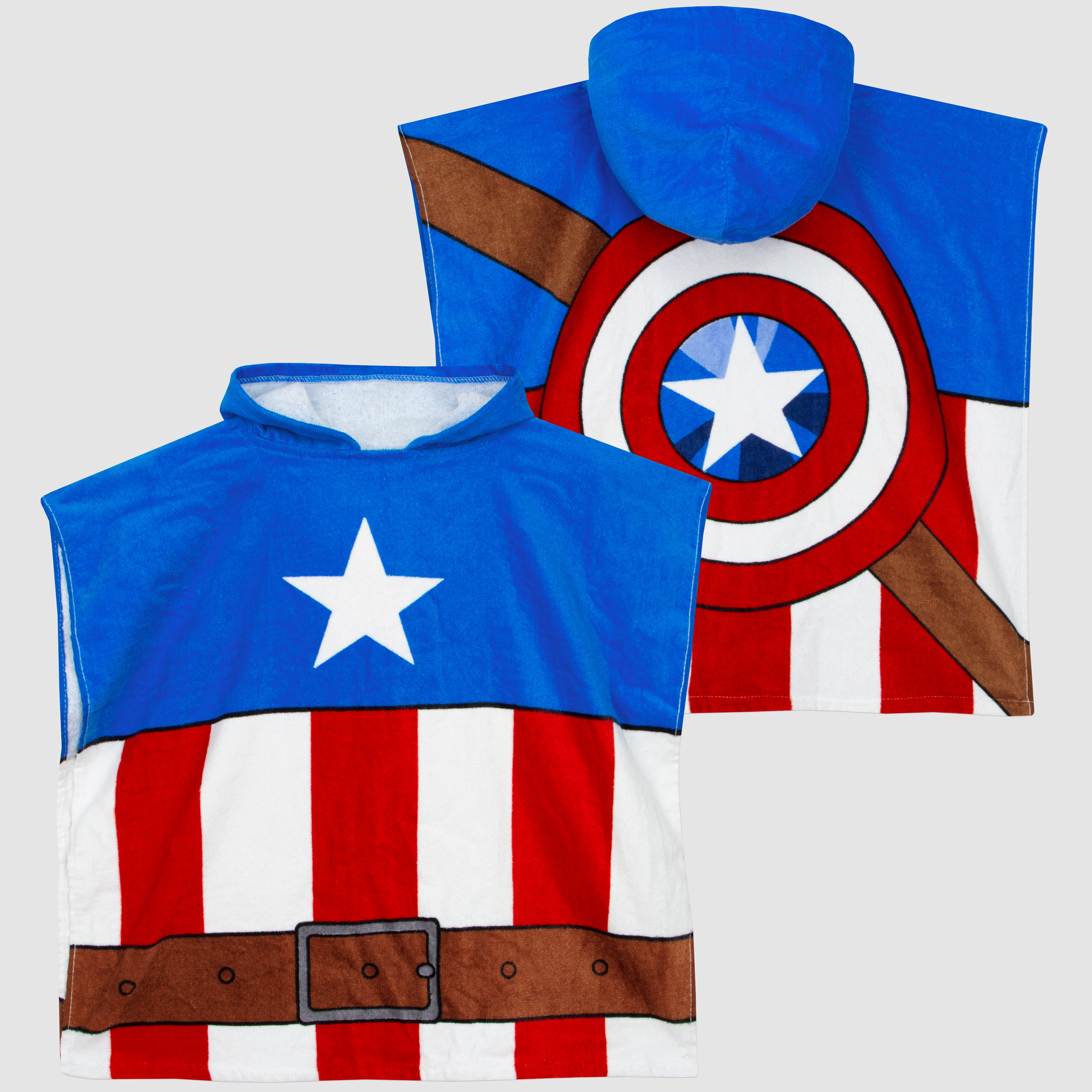 Captain America Towel Poncho