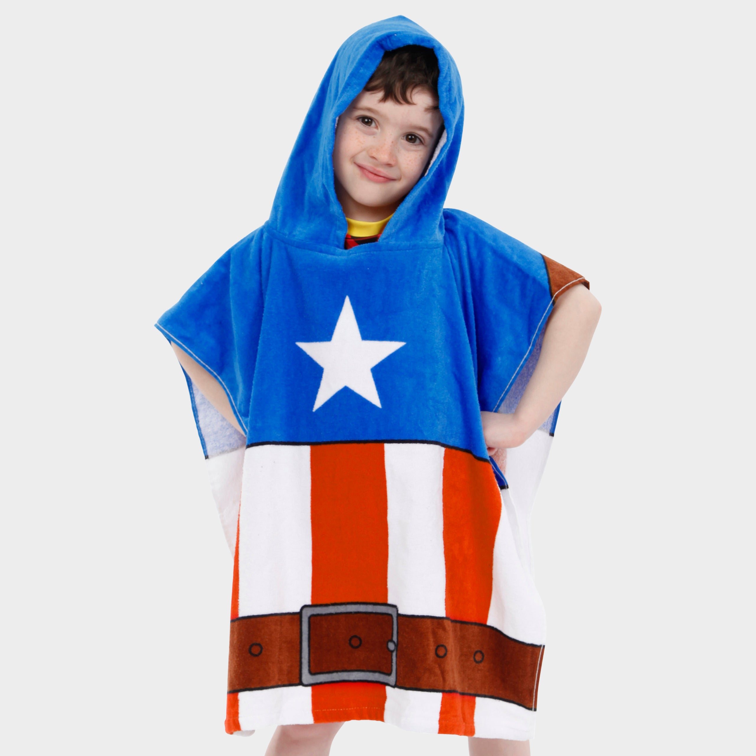 Captain America Towel Poncho