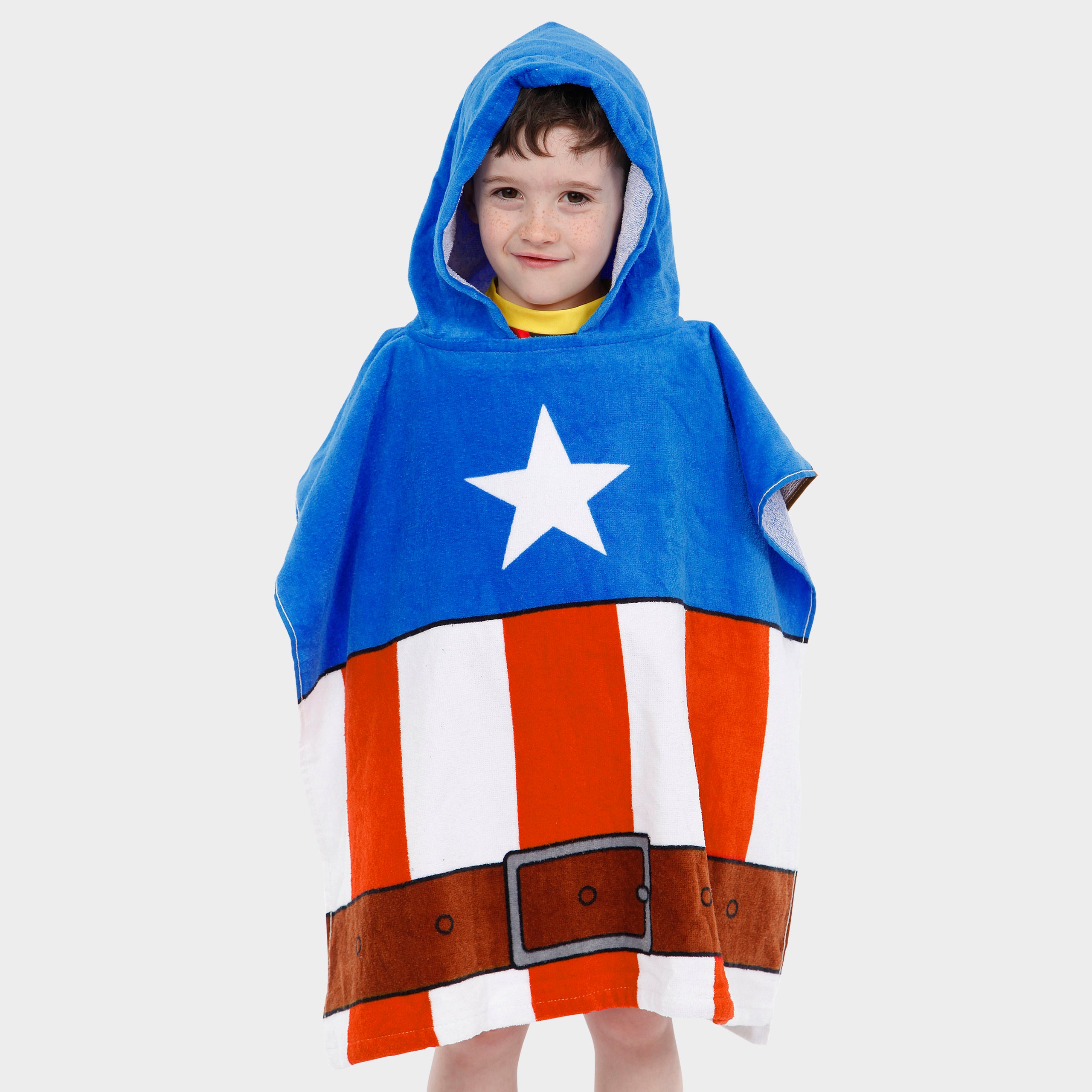 Captain America Towel Poncho