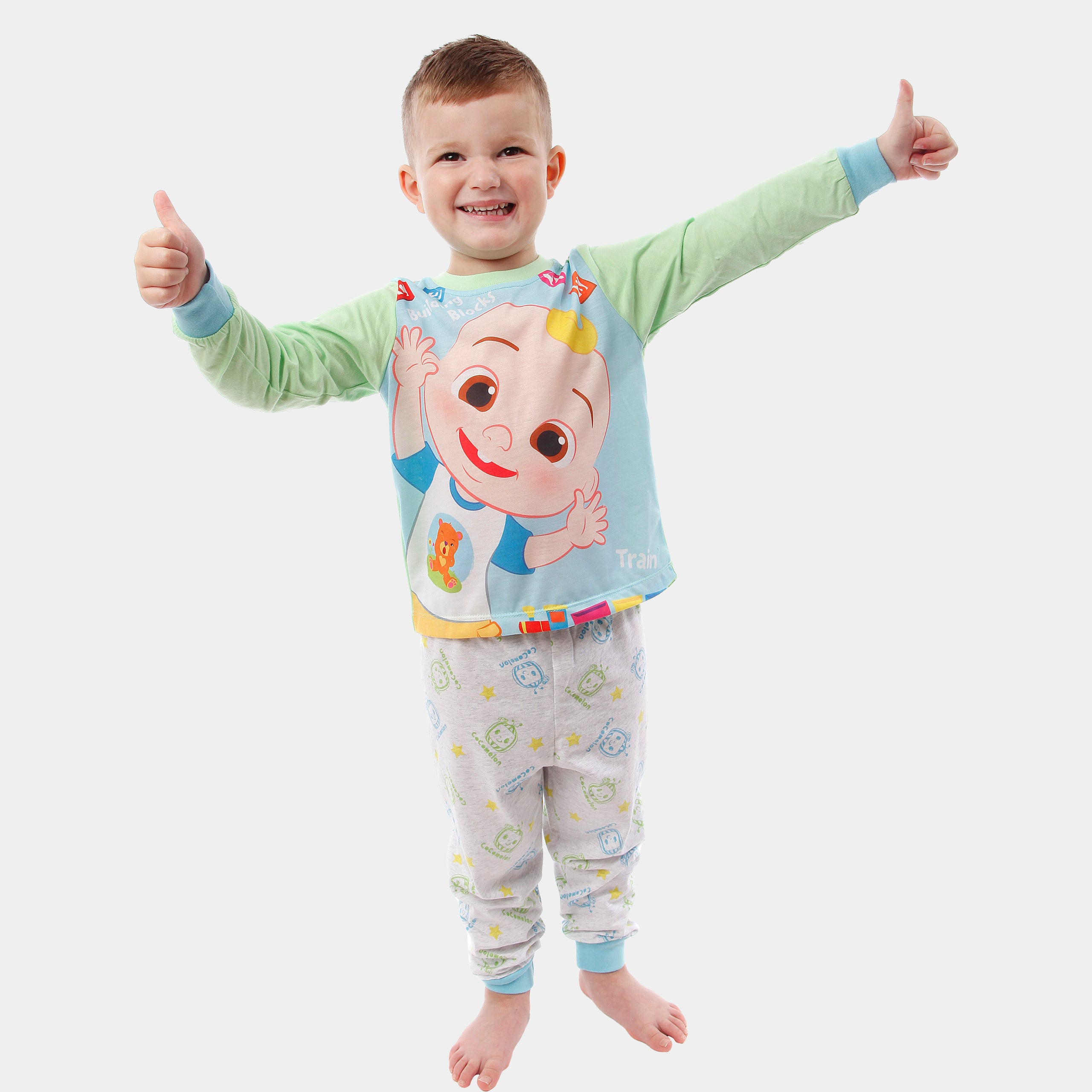 Boys CoComelon Dressing Gown and Pyjama Set