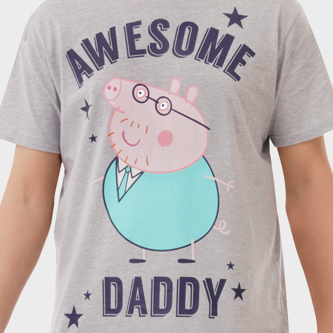 Mens Peppa Pig Pyjama Set - Daddy Pig