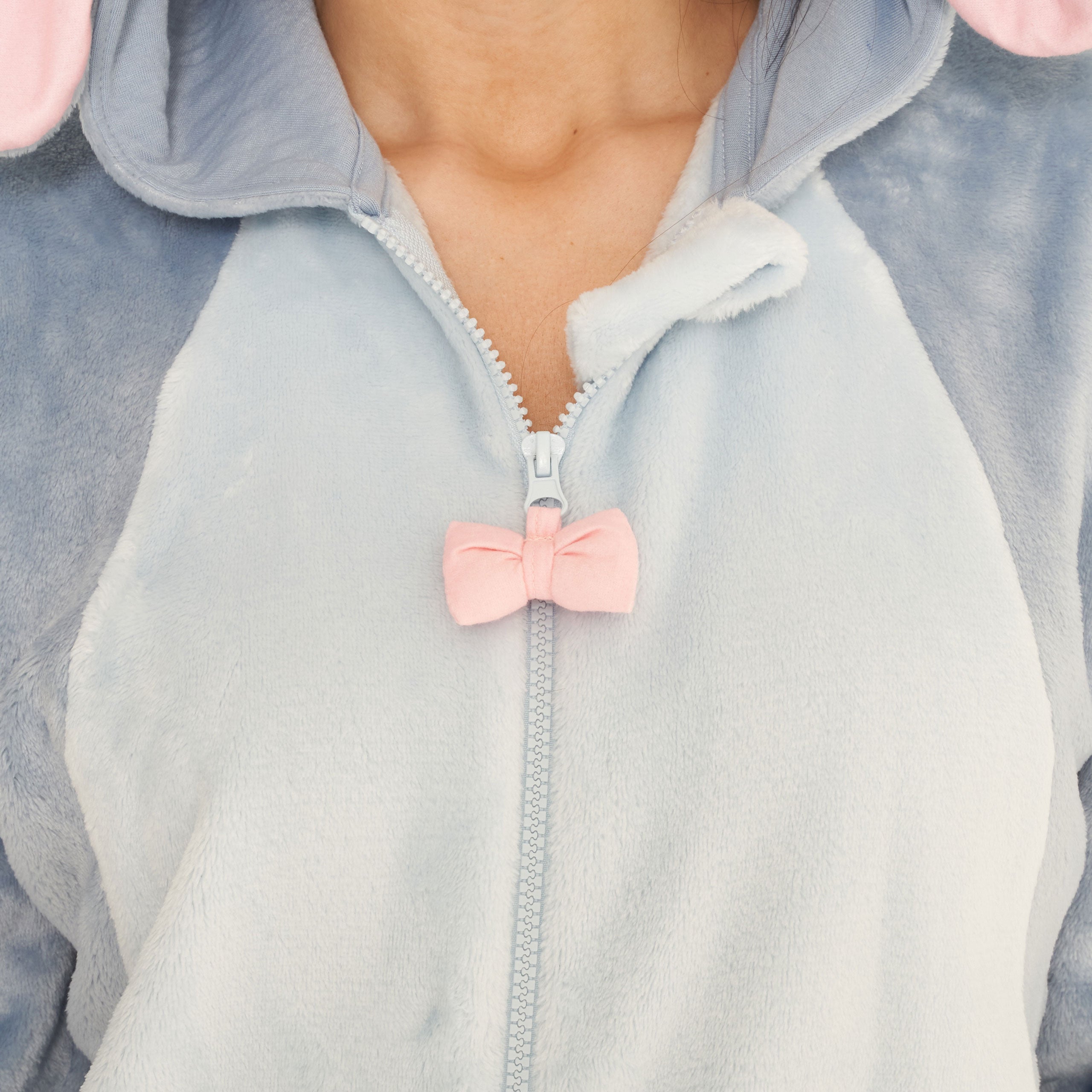 Womens Eeyore Onesie With 3D Ears