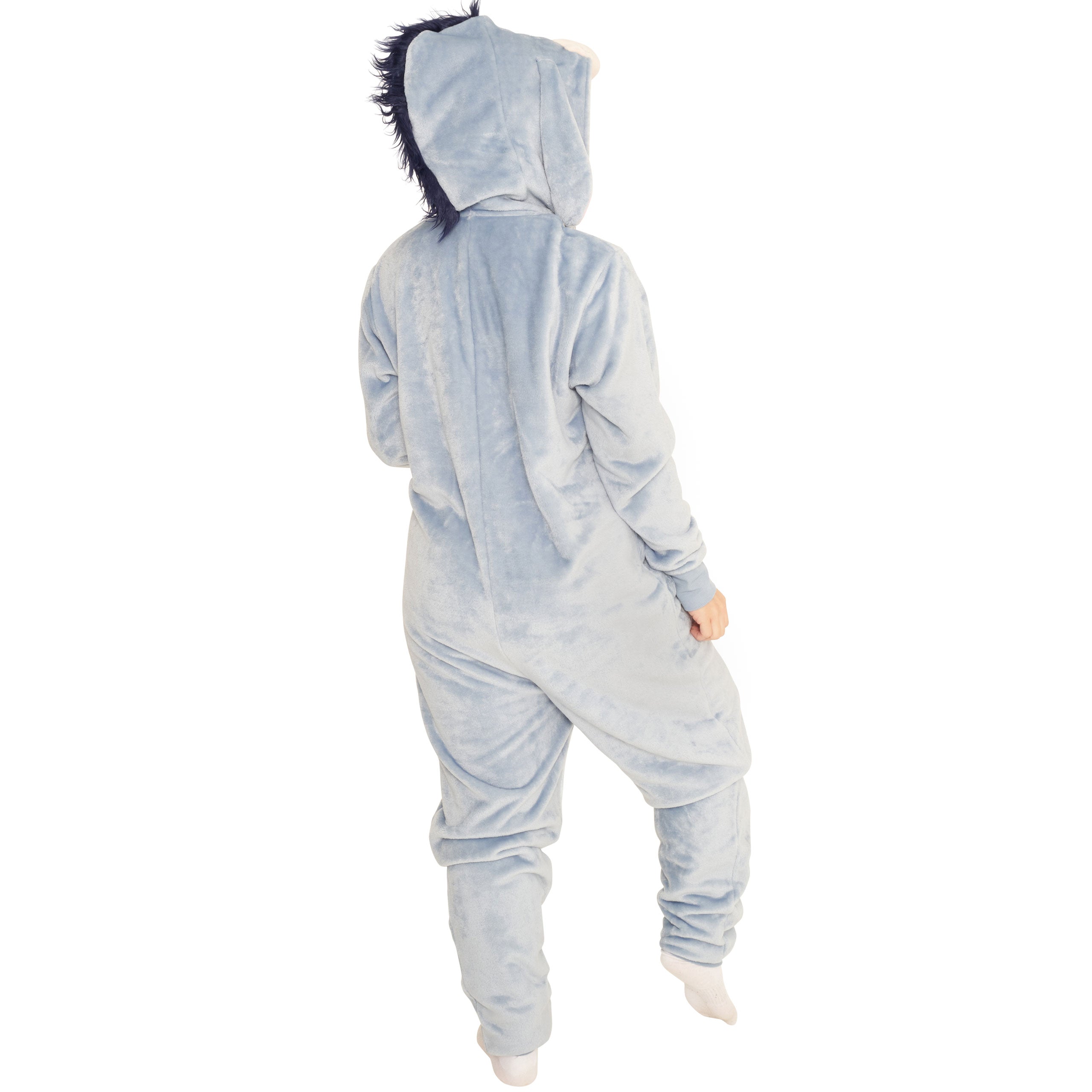 Womens Eeyore Onesie With 3D Ears