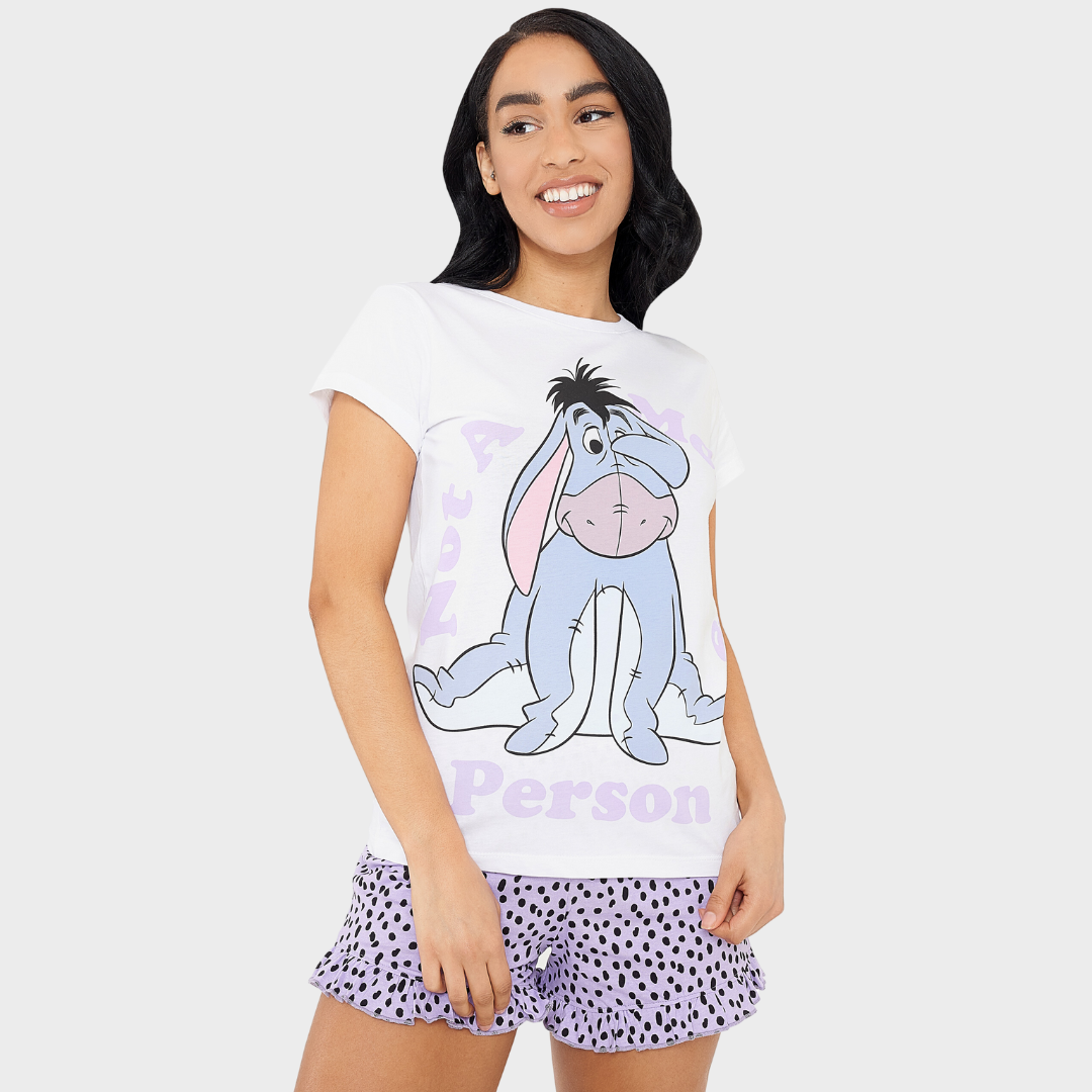 Kvindernes Eeyore korte pyjamas