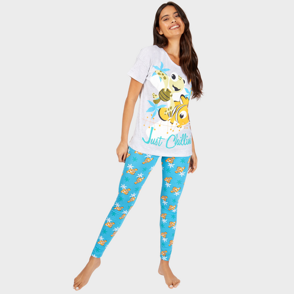 Ladies Finding Nemo Pyjamas Adults Official Character