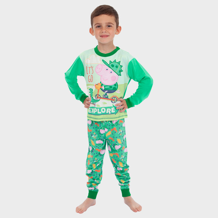 Baby boy peppa pig pyjamas sales