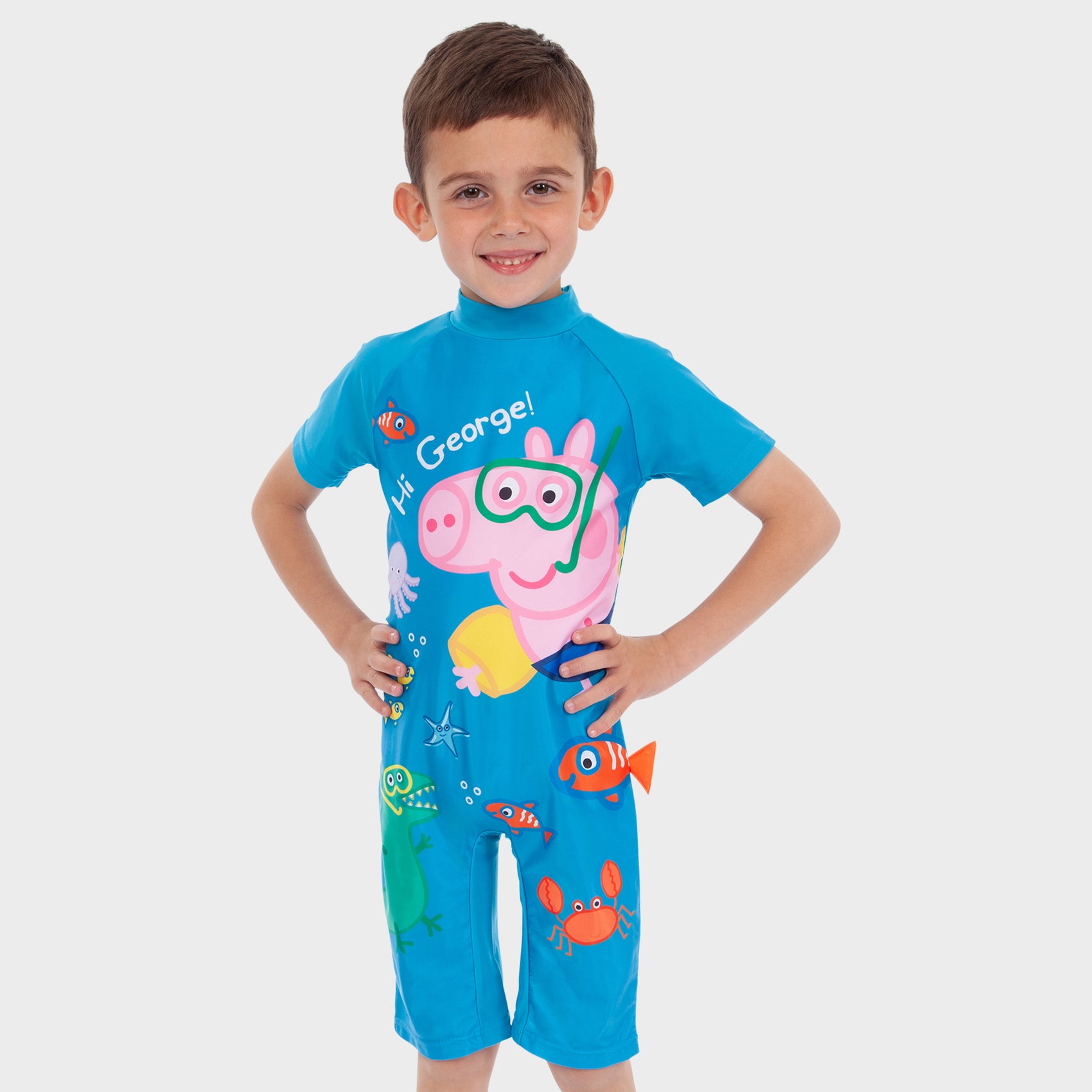 George Pig Surfsuit Kids Character