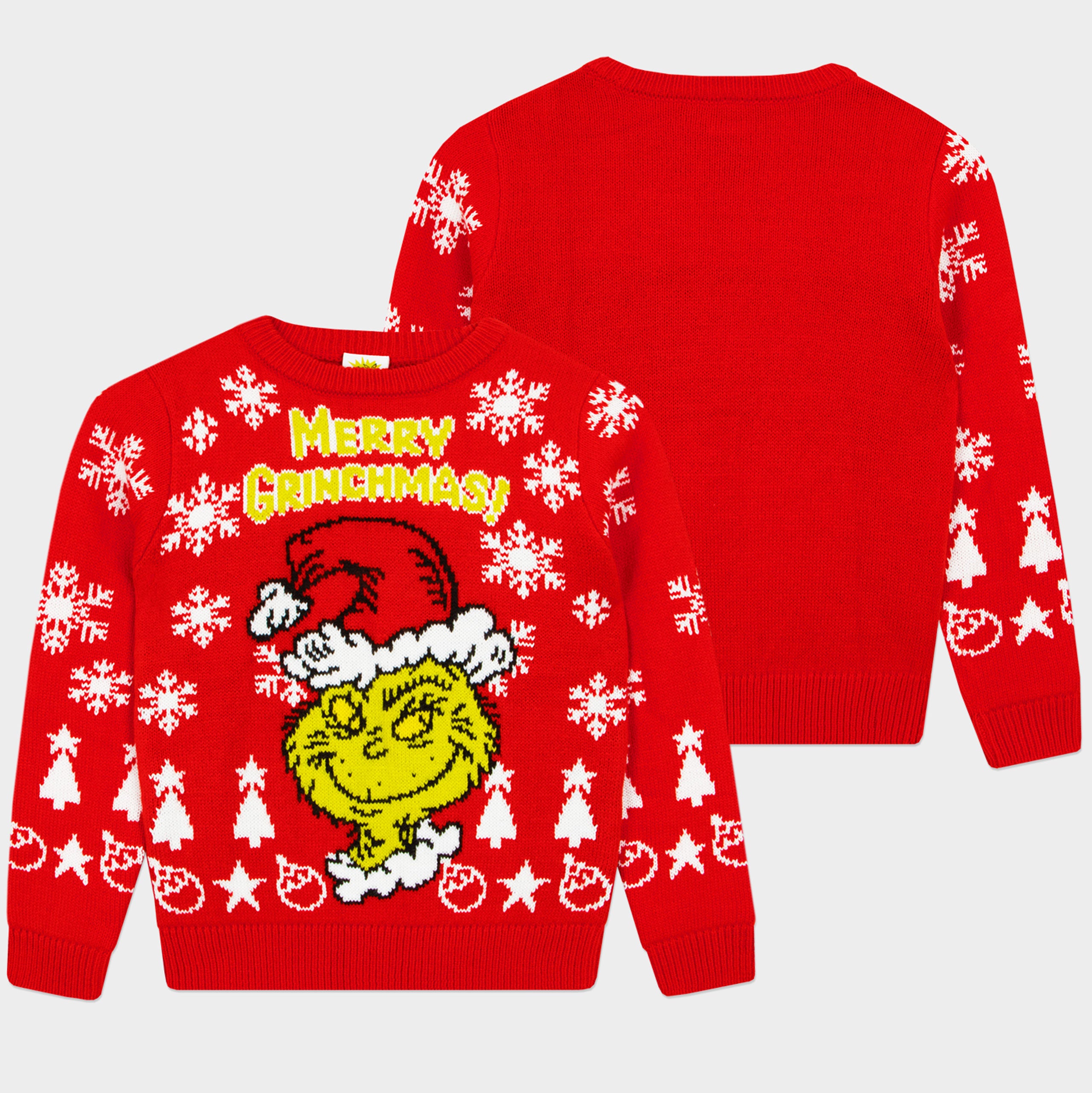 The Grinch Boys Christmas Jumper