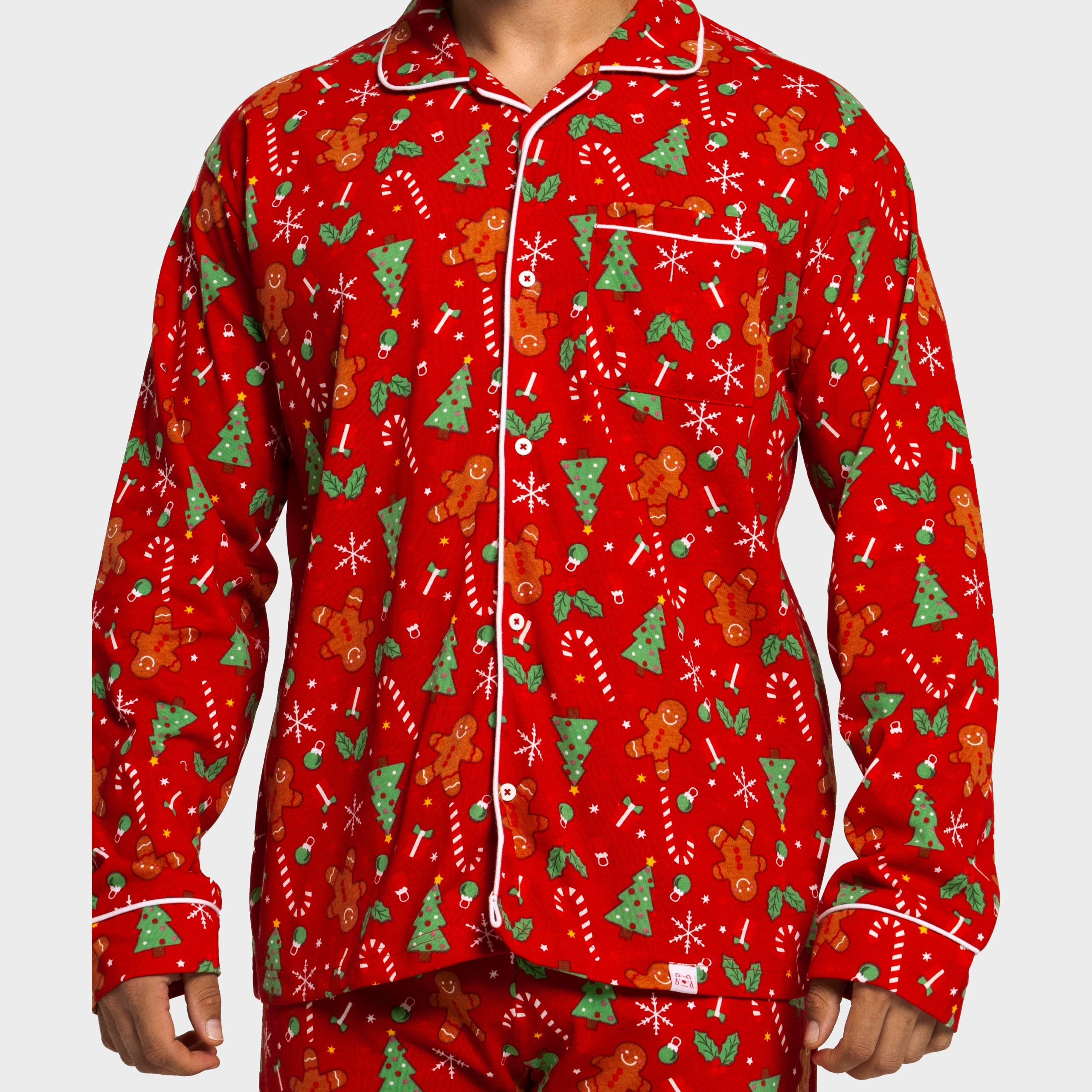 Harry Bear Mænds Ingefærbrød Julepyjamas