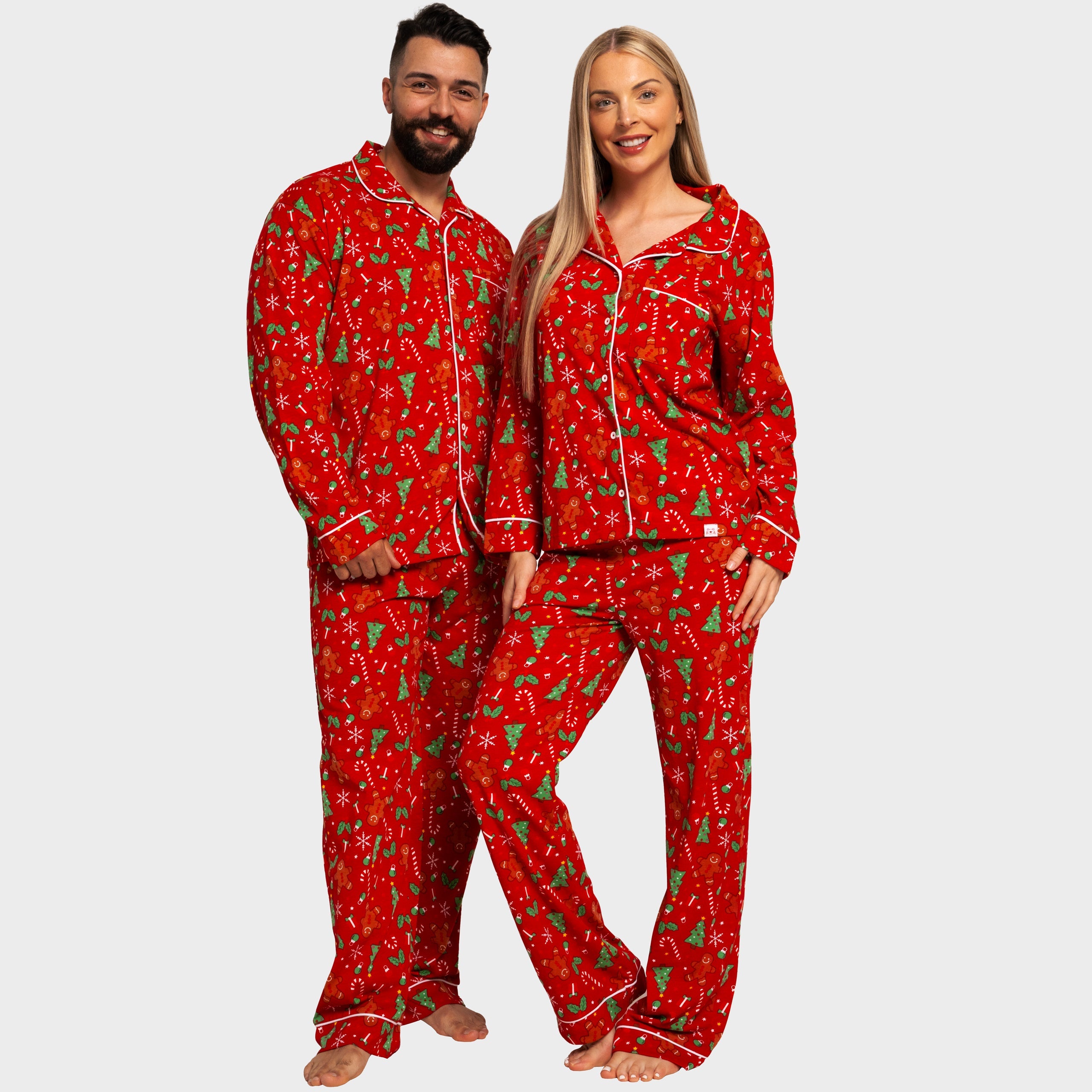 Harry Bear Mænds Ingefærbrød Julepyjamas