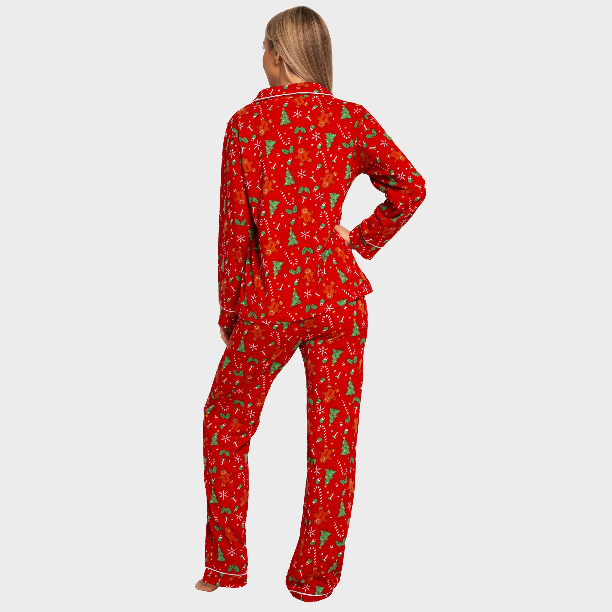 Harry Bear Womens Gingerbread Christmas Pyjamas