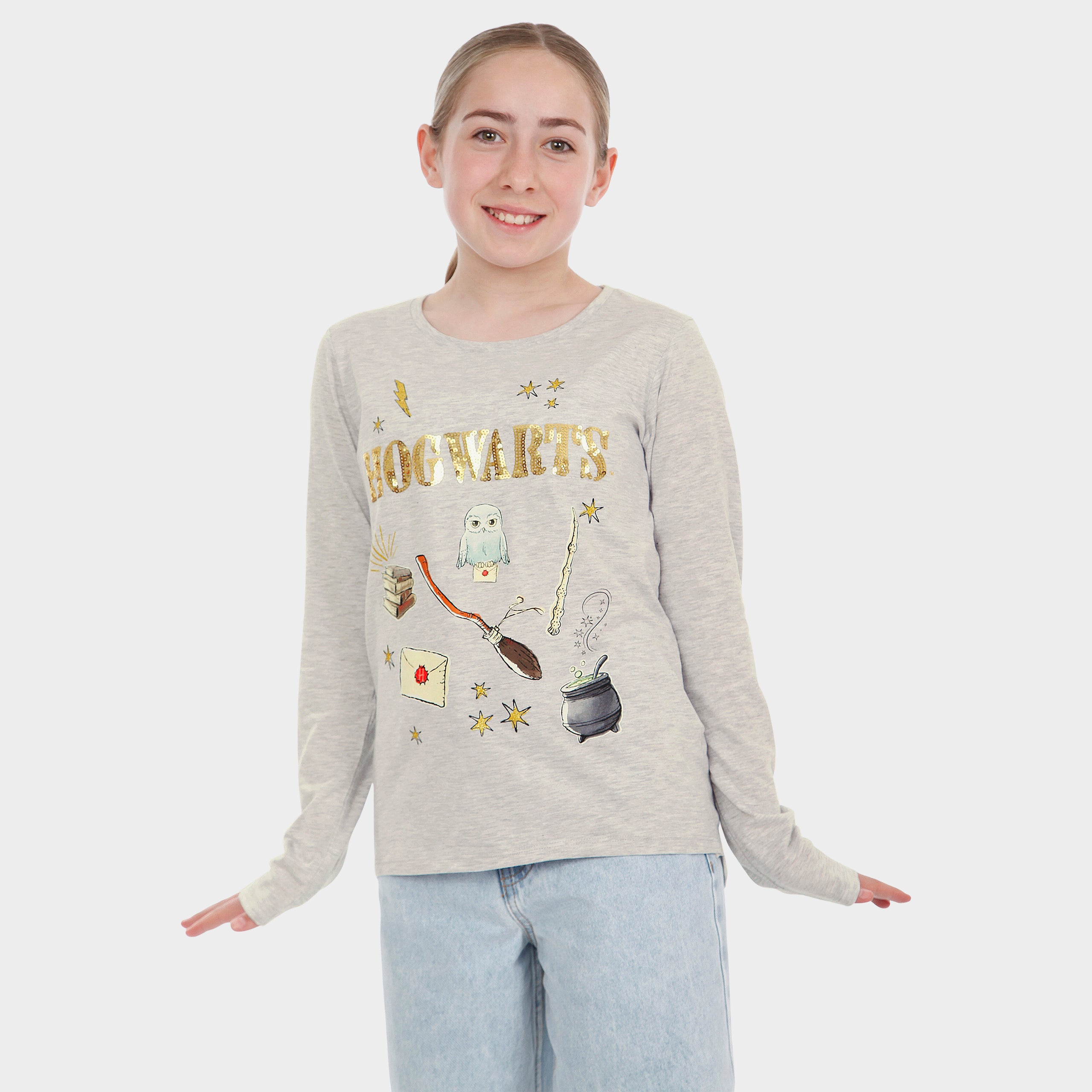 Harry Potter Hogwarts Long Sleeved Top