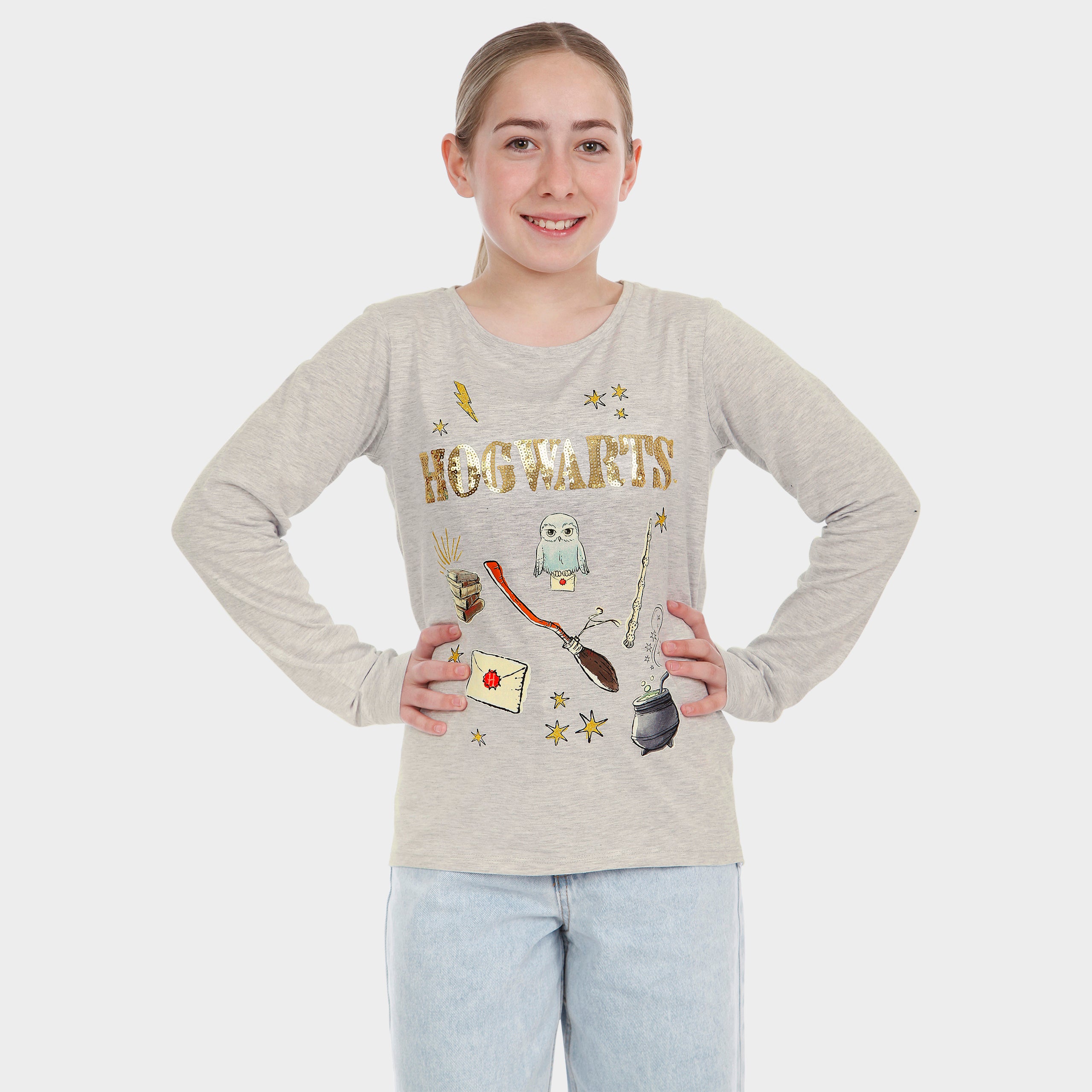 Harry Potter Hogwarts Long Sleeved Top